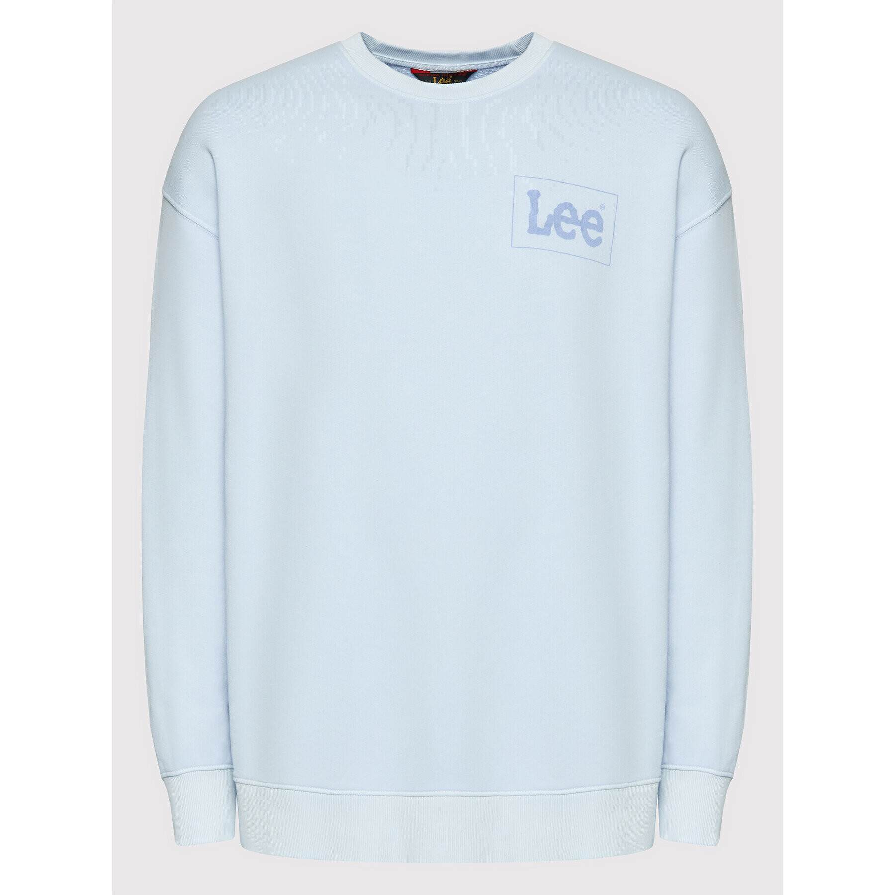 Lee Mikina Logo L85KQVUW Modrá Loose Fit - Pepit.cz