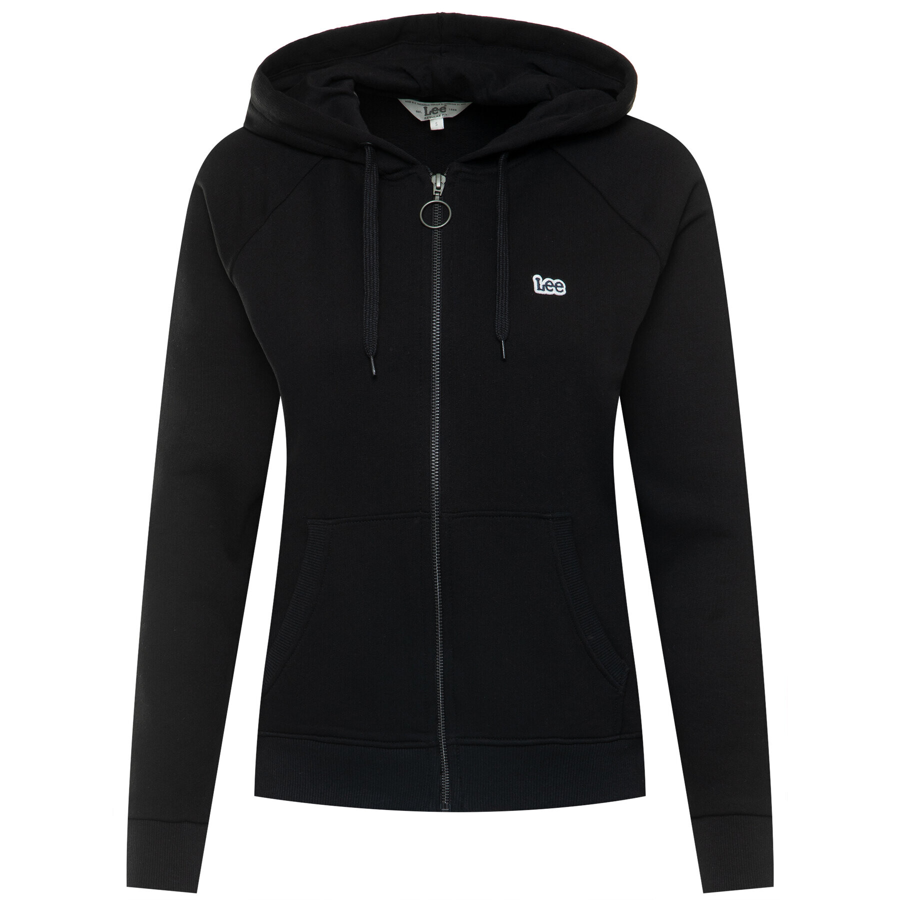 Lee Mikina Zip Throught L53QBR01 Černá Regular Fit - Pepit.cz