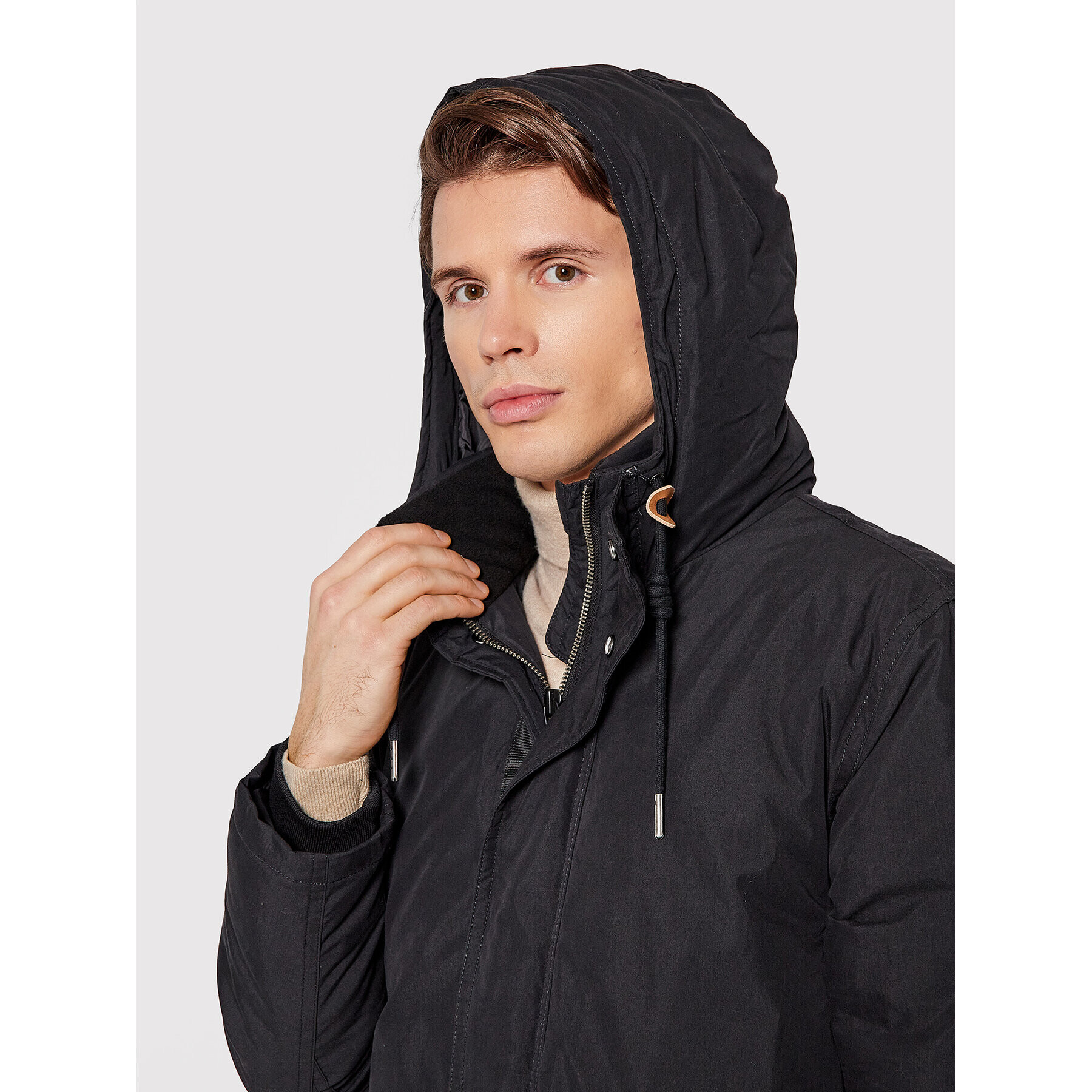 Lee Parka Essential L88COD01 Černá Regular Fit - Pepit.cz