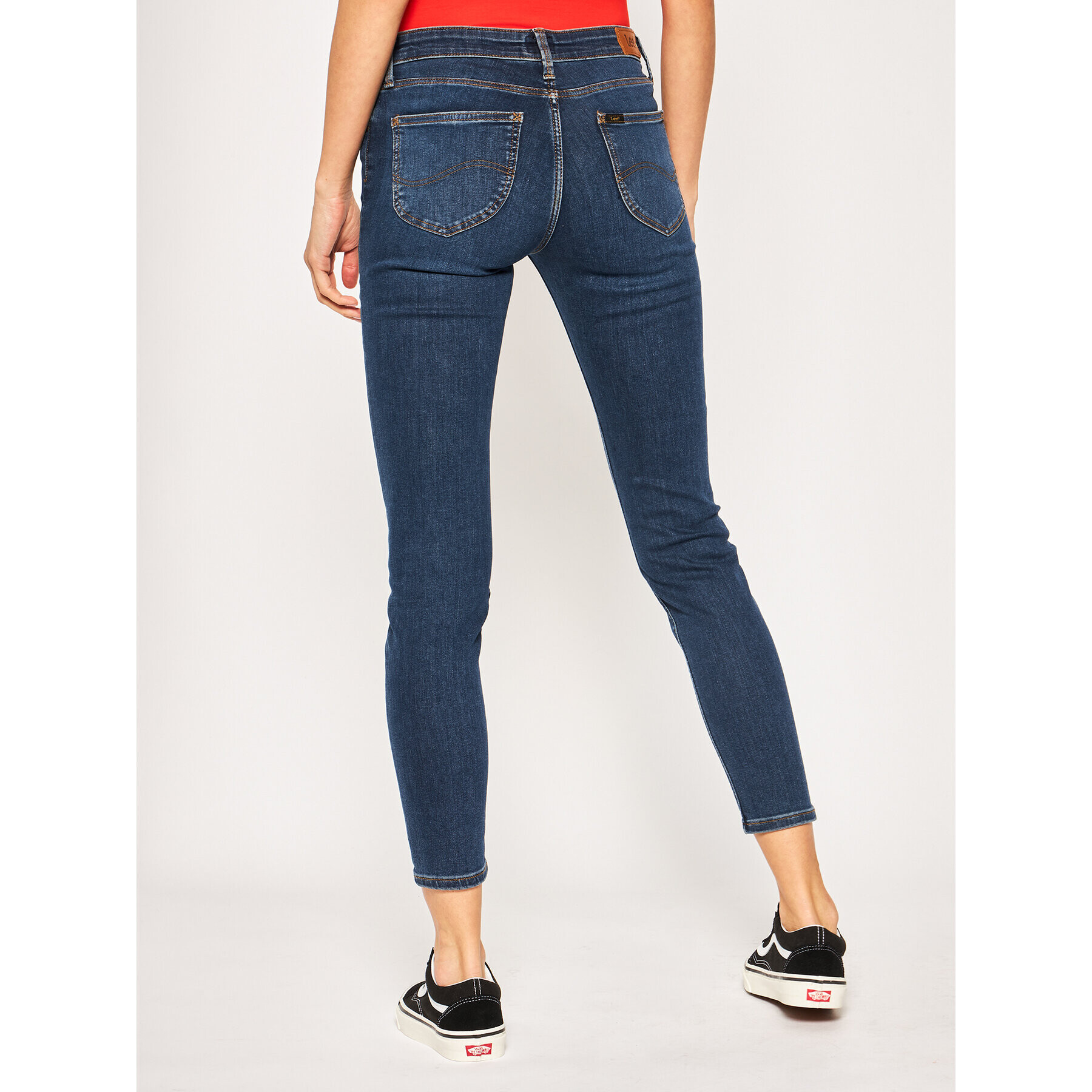 Lee Skinny Fit džíny Scarlett L526DUIY Tmavomodrá Skinny Fit - Pepit.cz