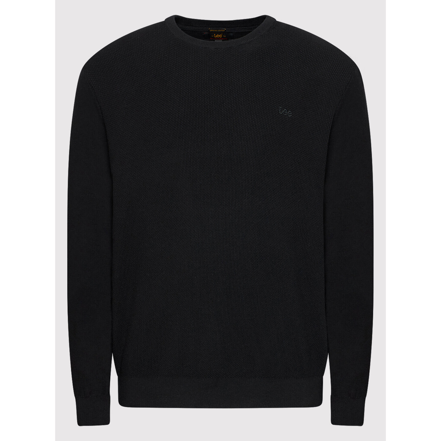 Lee Svetr Basic Crew Knit L83IKH01 Černá Regular Fit - Pepit.cz