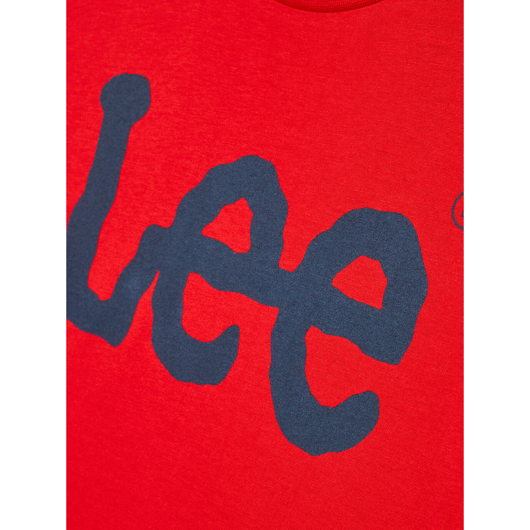 Lee T-Shirt 0002 Červená Regular Fit - Pepit.cz