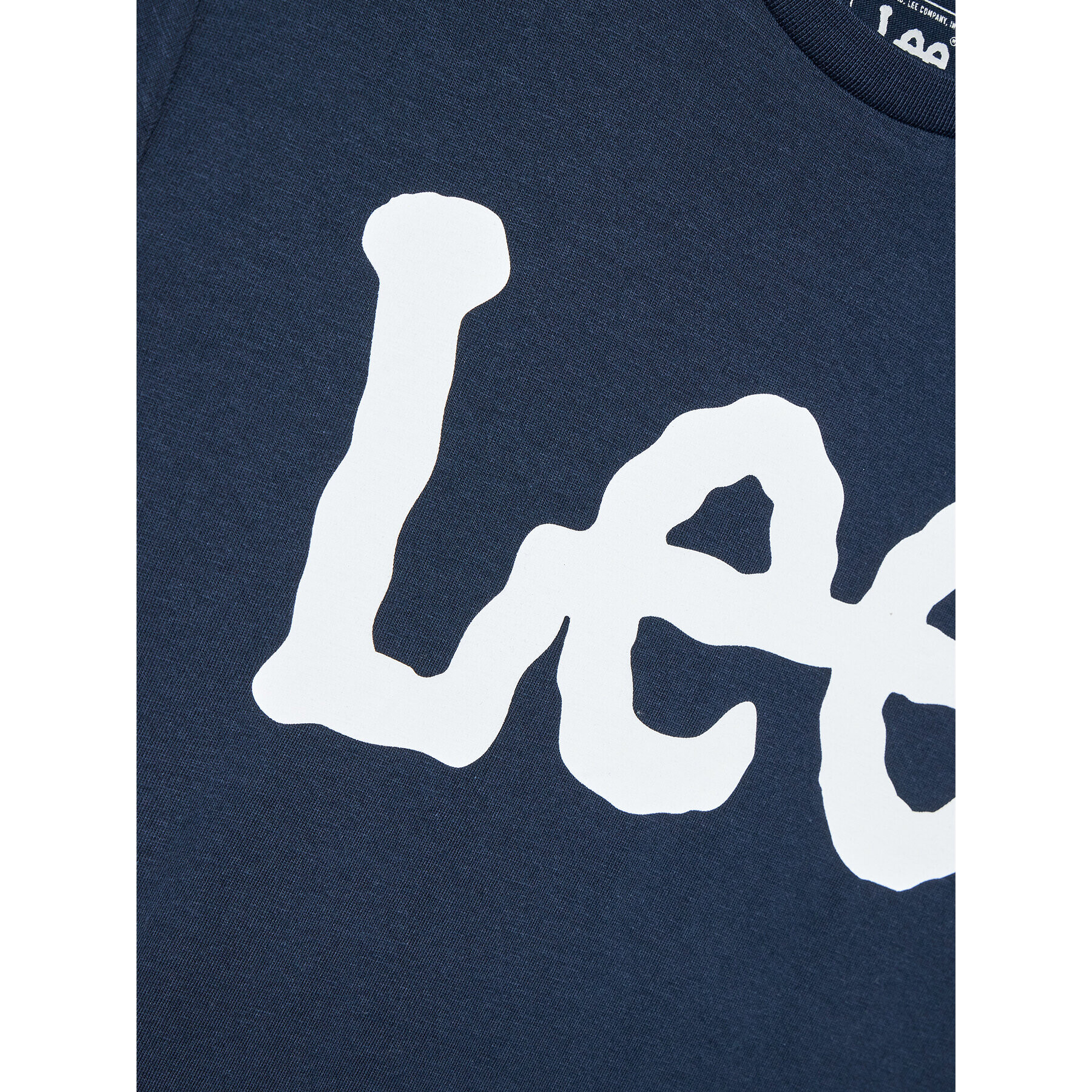 Lee T-Shirt Wobbly Graphic 0002 Tmavomodrá Regular Fit - Pepit.cz