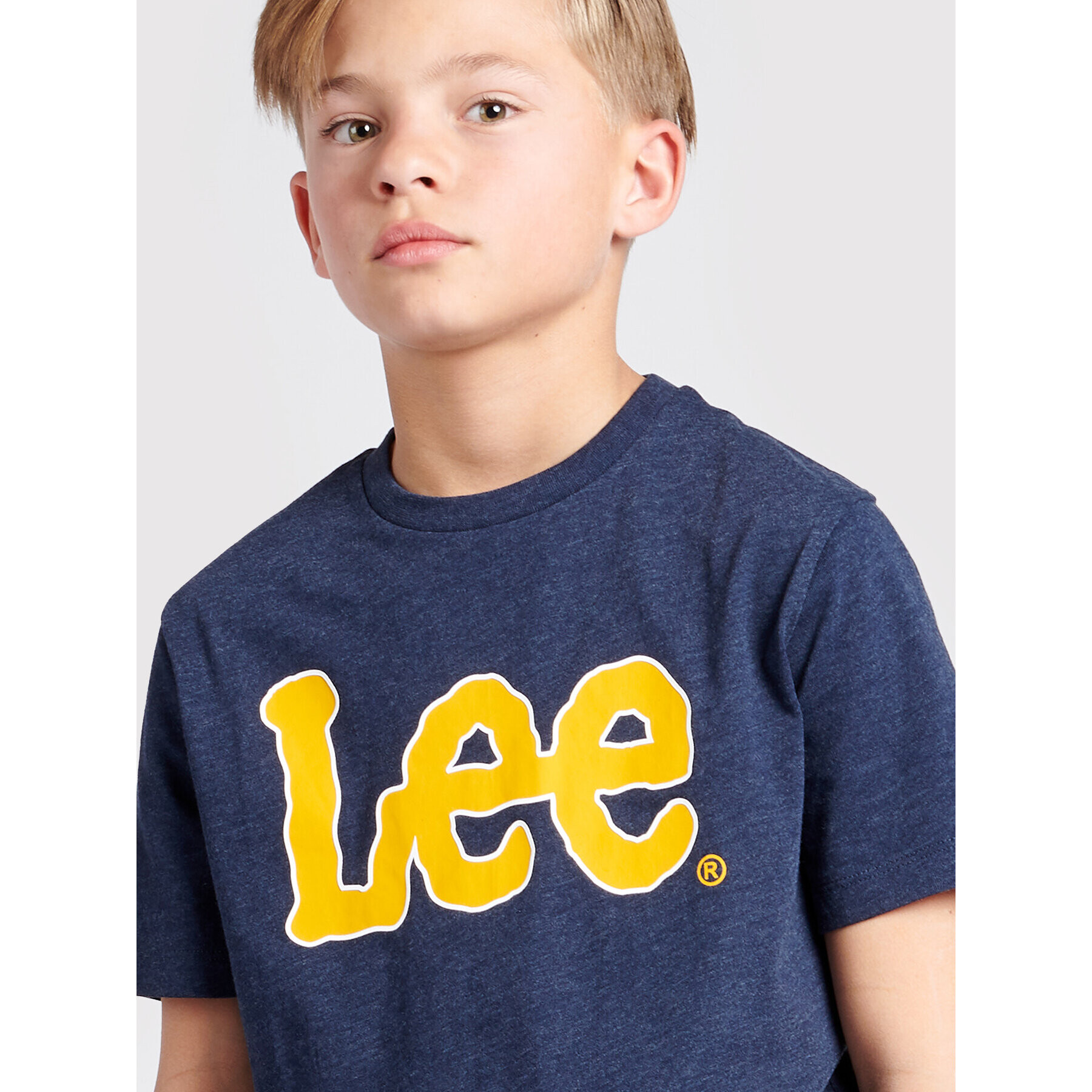 Lee T-Shirt 0042 Tmavomodrá Regular Fit - Pepit.cz