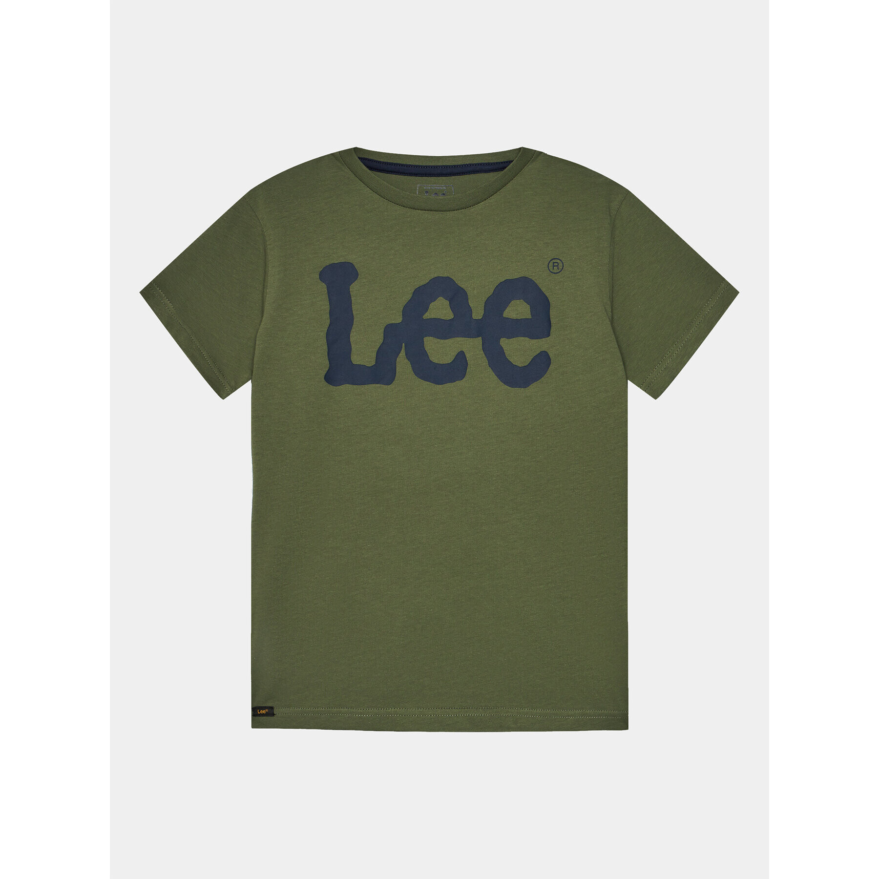 Lee T-Shirt Wobbly Graphic 0002 Zelená Regular Fit - Pepit.cz