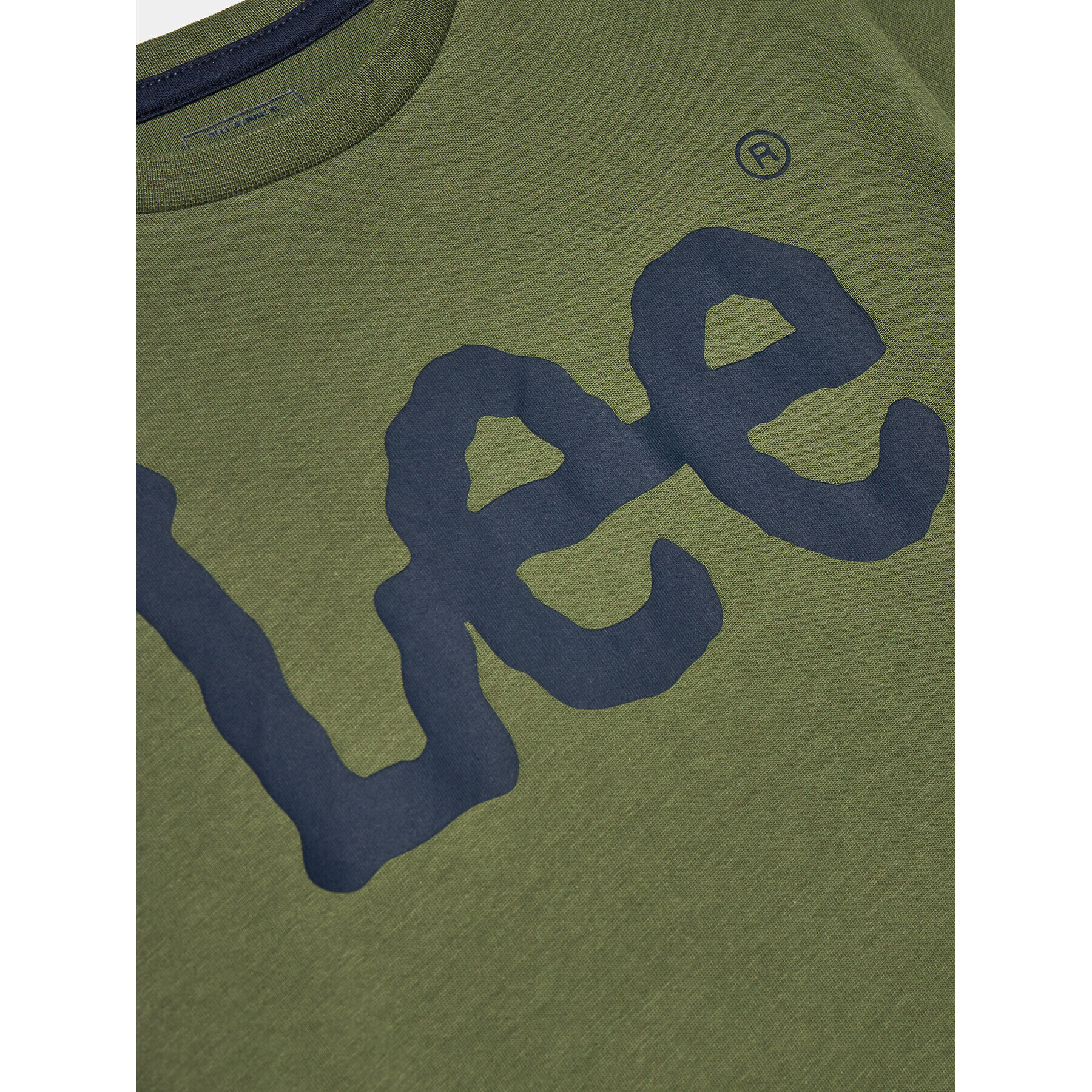 Lee T-Shirt Wobbly Graphic 0002 Zelená Regular Fit - Pepit.cz