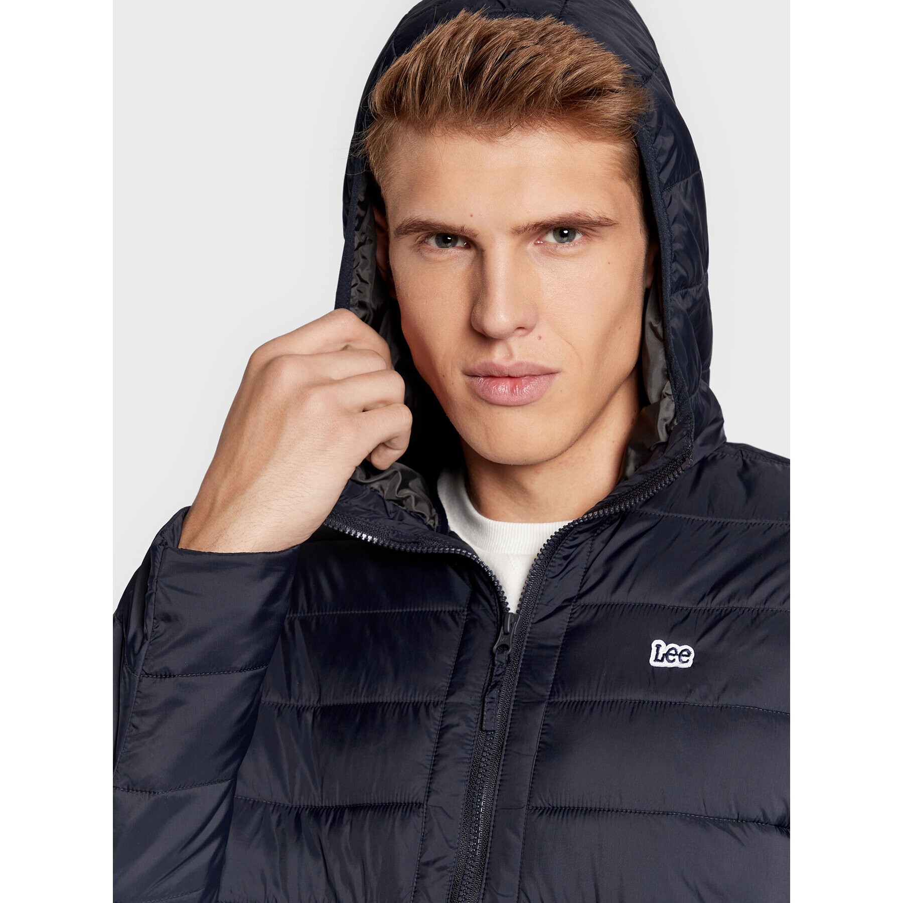 Lee Vatovaná bunda Light Puffer L87HSZ01 112321559 Černá Regular Fit - Pepit.cz