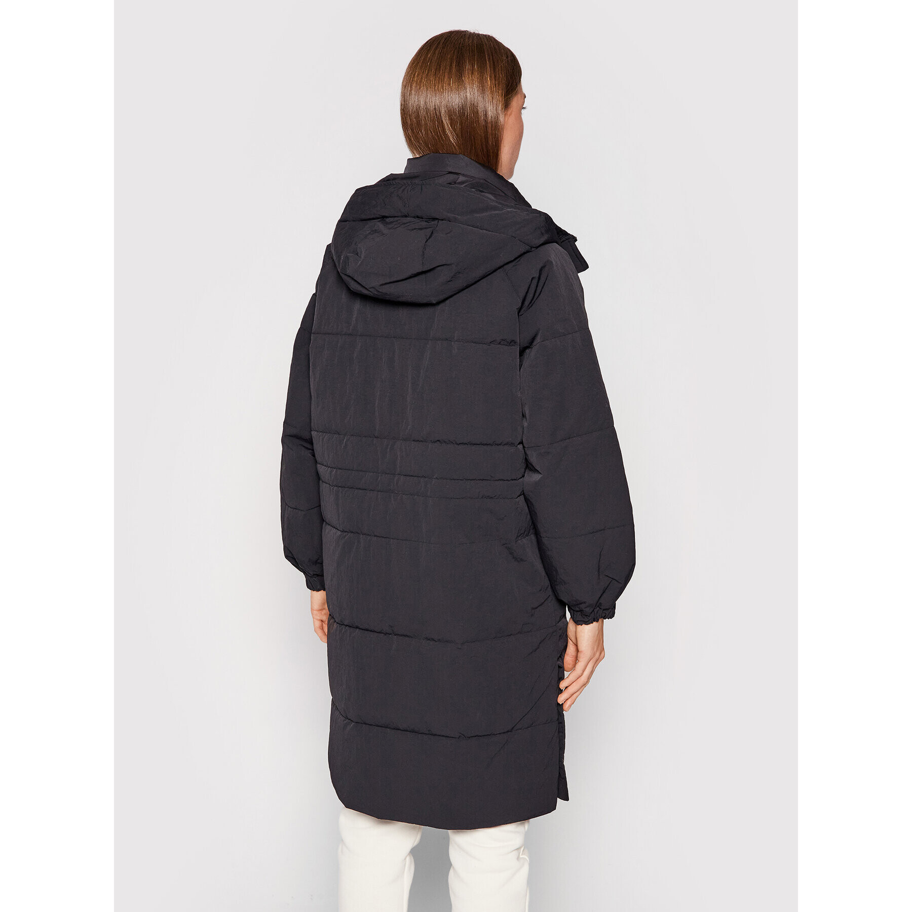 Lee Vatovaná bunda Puffer L56IXW01 Černá Relaxed Fit - Pepit.cz