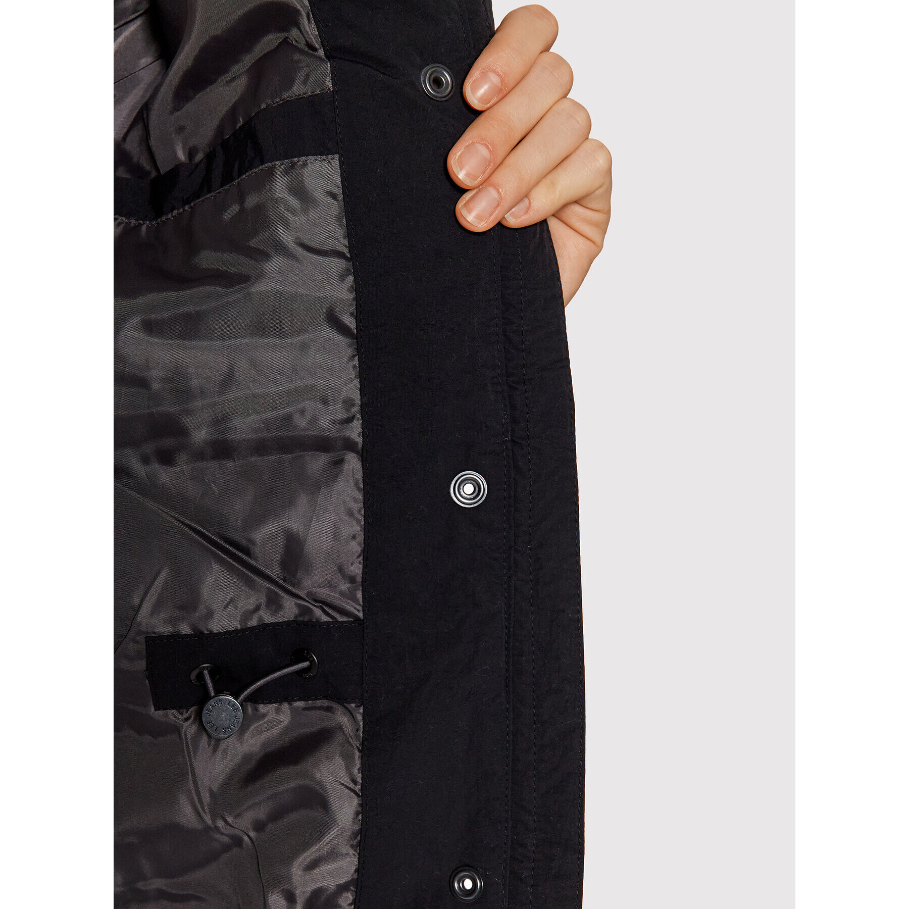 Lee Vatovaná bunda Puffer L56IXW01 Černá Relaxed Fit - Pepit.cz