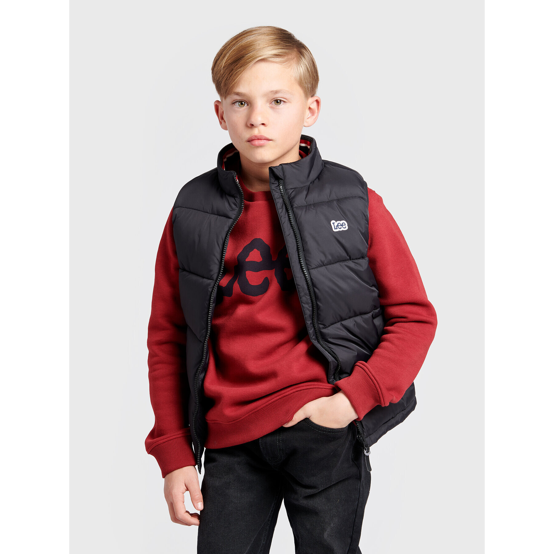 Lee Vesta Gilet 0036 Černá Regular Fit - Pepit.cz