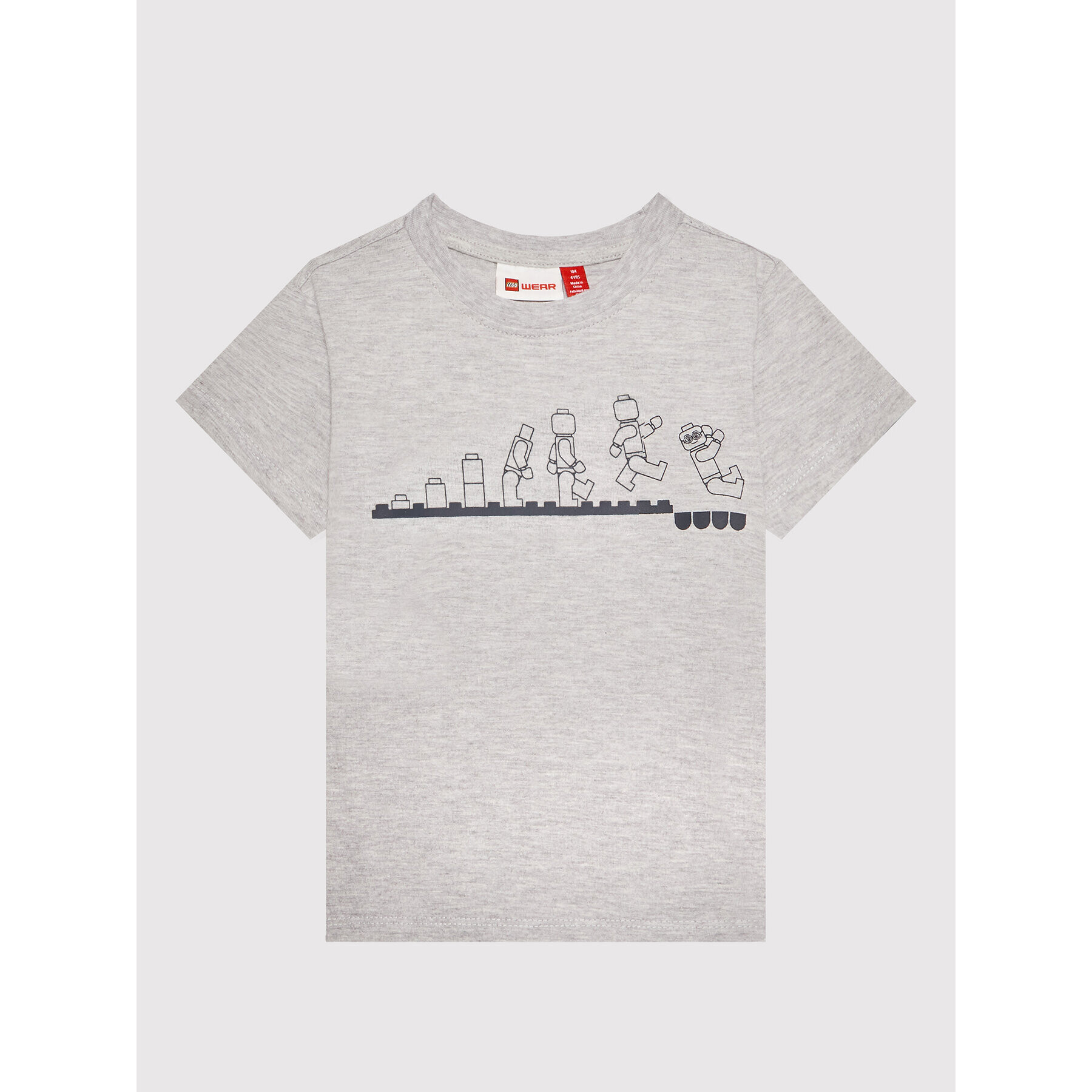 LEGO T-Shirt Tinus 306 11010437 Šedá Regular Fit - Pepit.cz