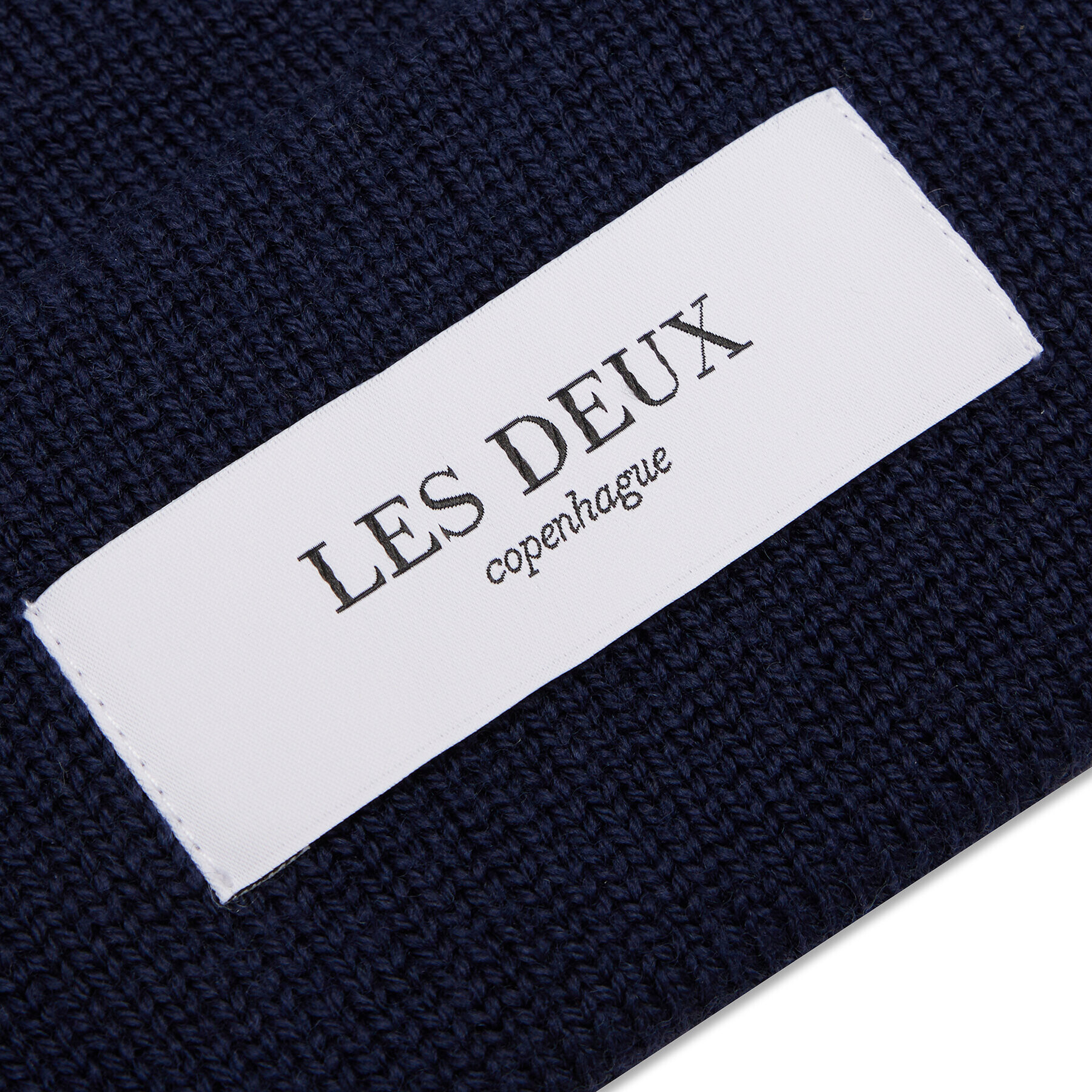 Les Deux Čepice Merino Patch LDM710019 Tmavomodrá - Pepit.cz