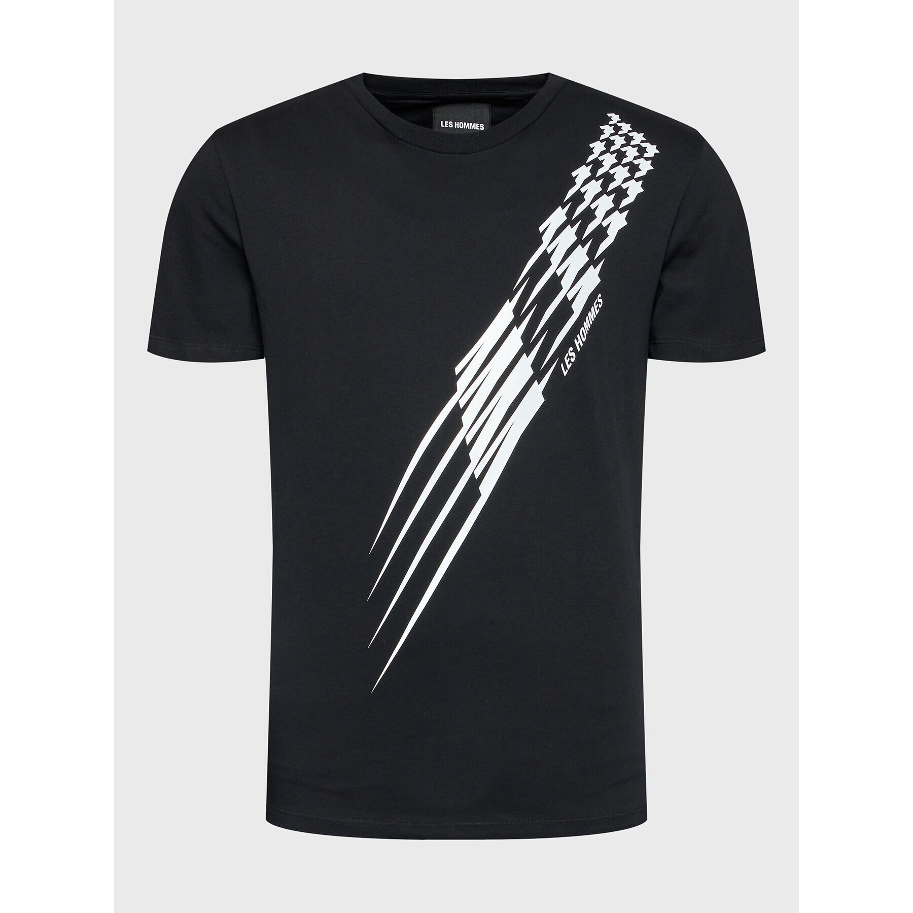 Les Hommes T-Shirt LF2243070700 Černá Regular Fit - Pepit.cz