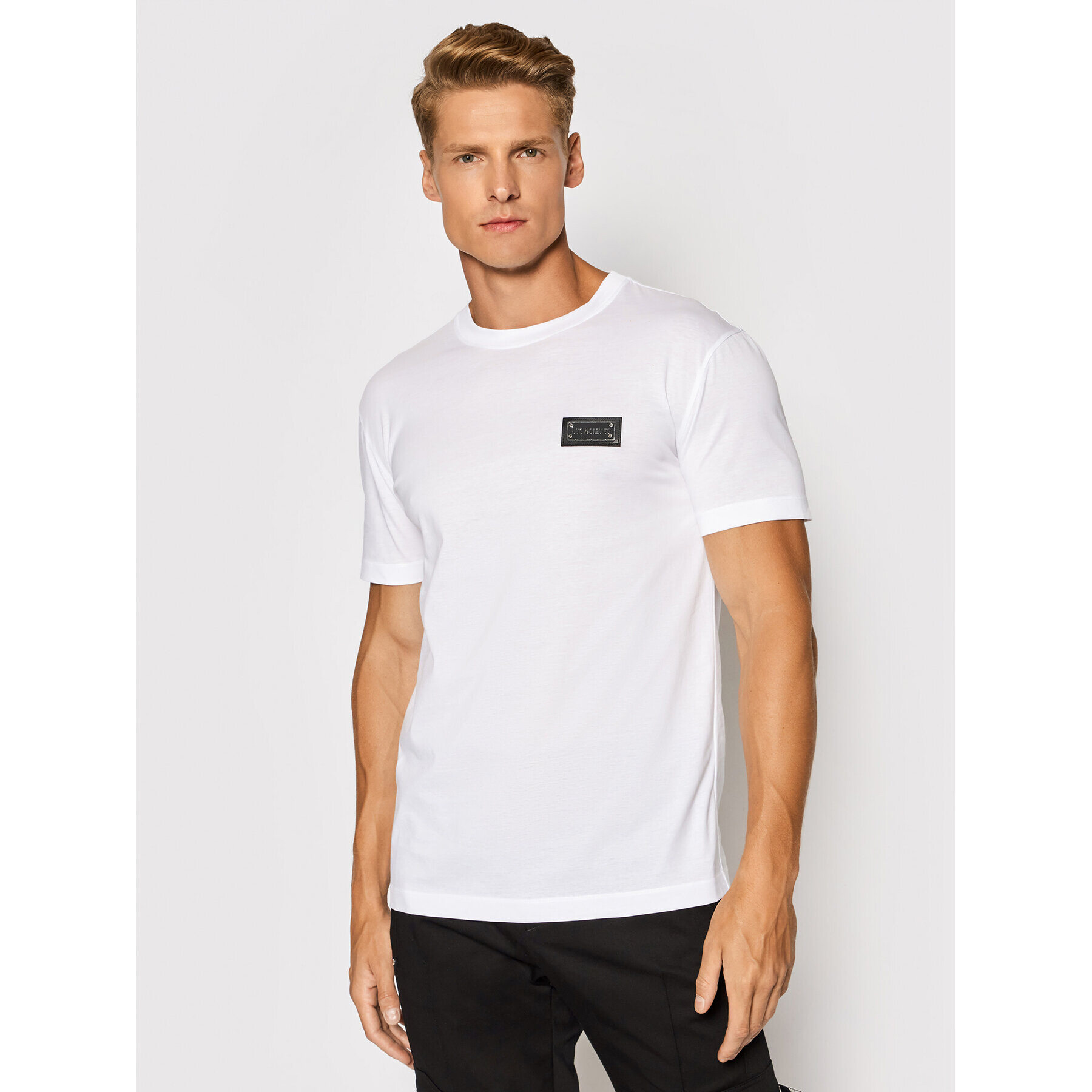 Les Hommes T-Shirt LLT100717U Bílá Regular Fit - Pepit.cz