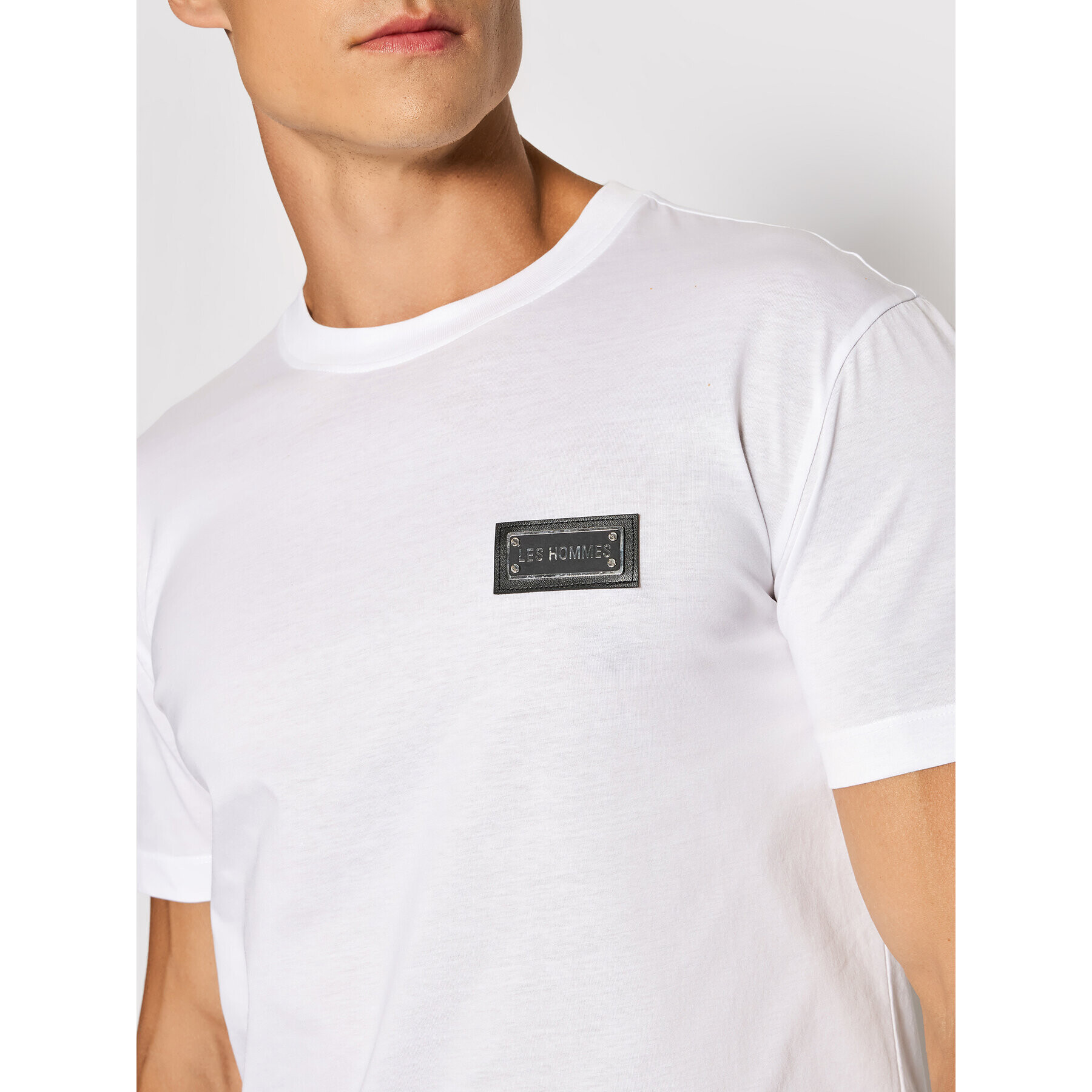 Les Hommes T-Shirt LLT100717U Bílá Regular Fit - Pepit.cz