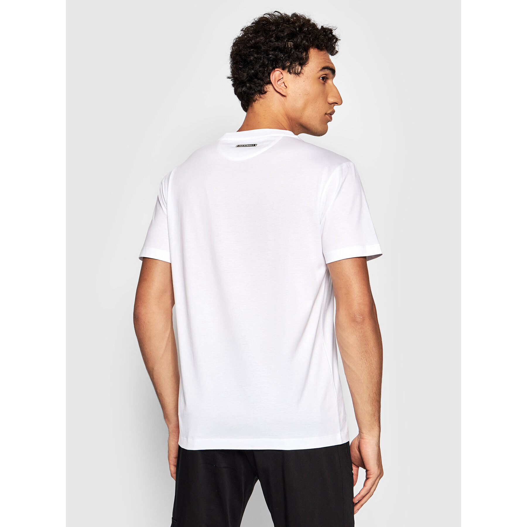 Les Hommes T-Shirt LLT216717P Bílá Relaxed Fit - Pepit.cz