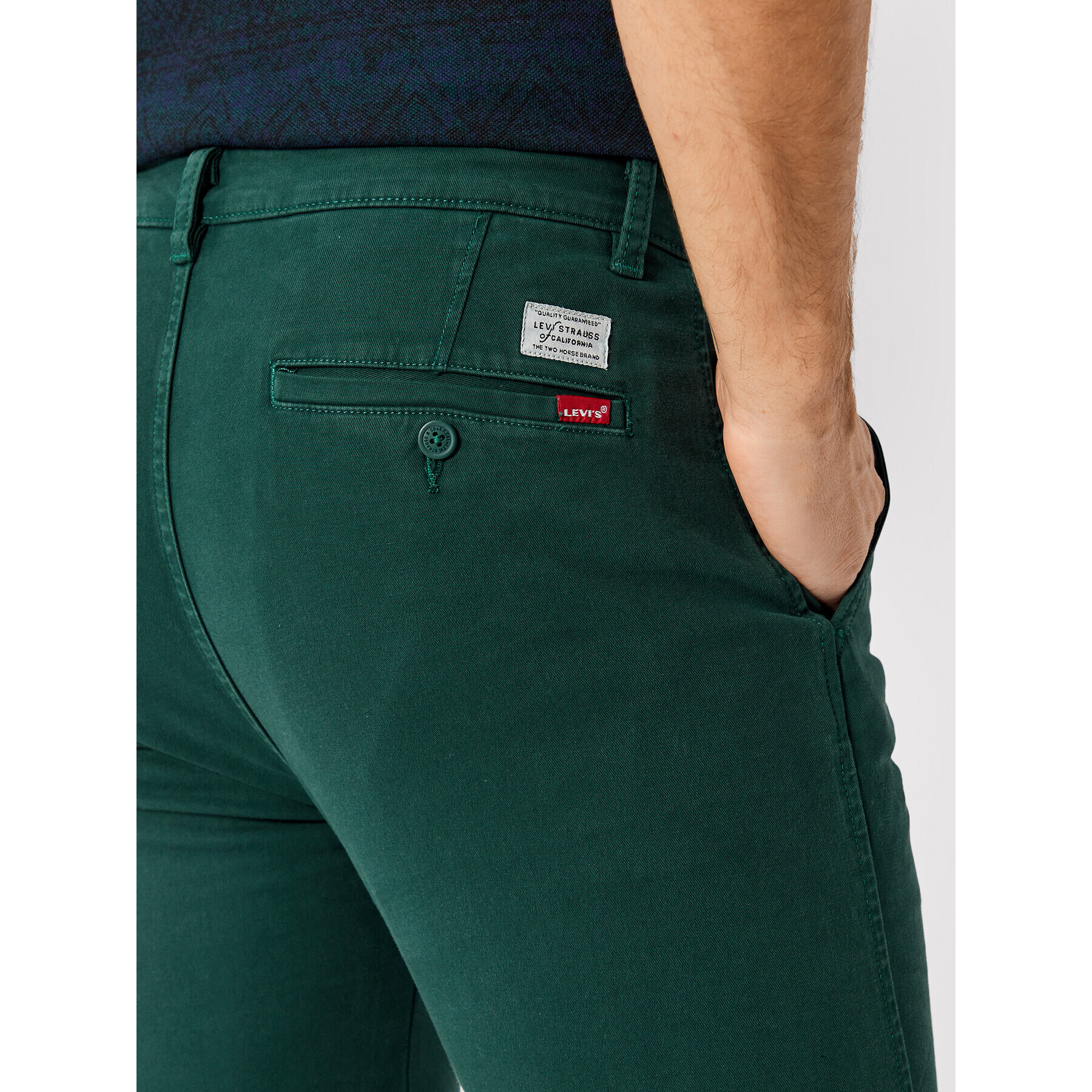 Levi's® Chino kalhoty 17199-0065 Zelená Slim Tapered Fit - Pepit.cz