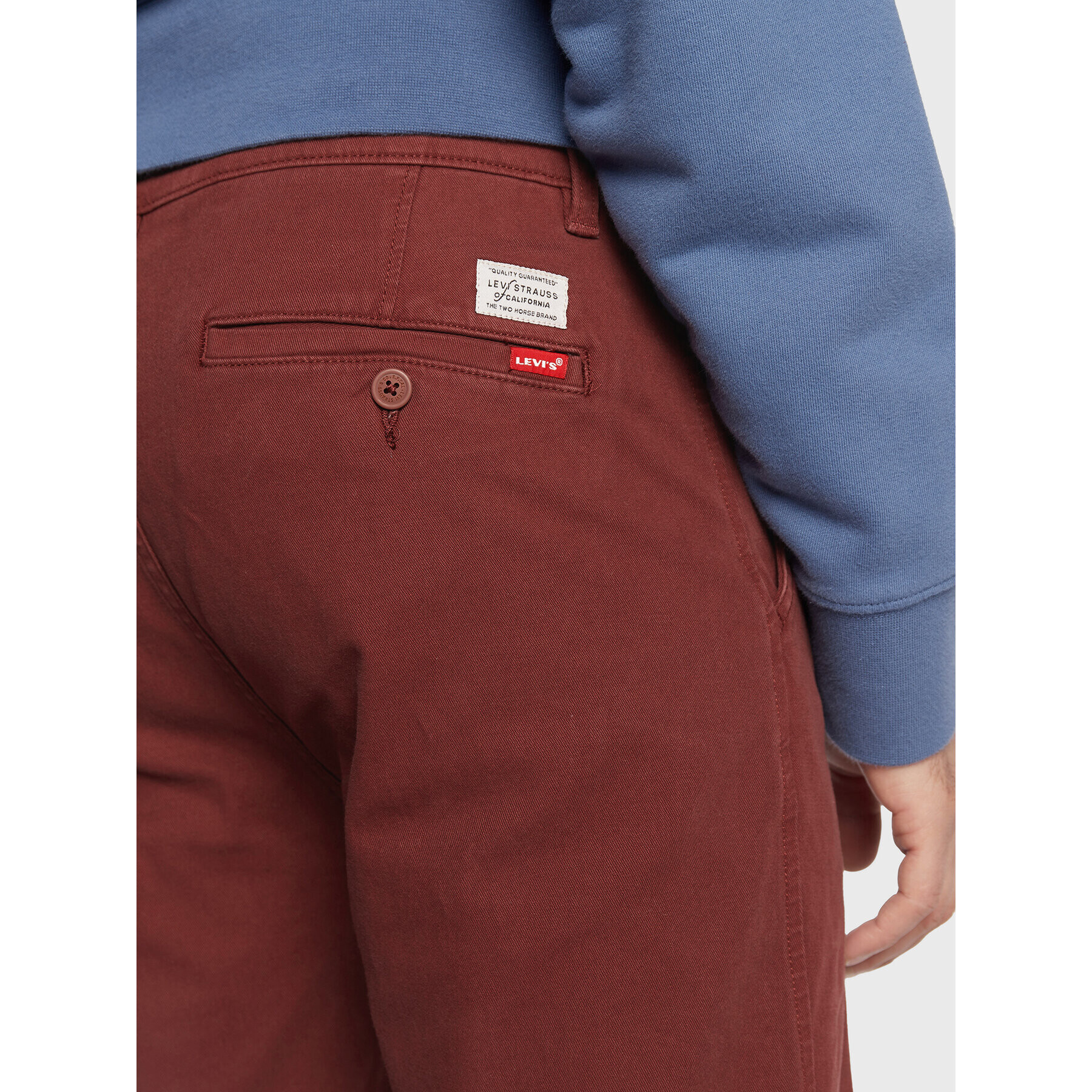 Levi's® Chino kalhoty XX Chino™ 17199-0067 Bordó Slim Taper Fit - Pepit.cz