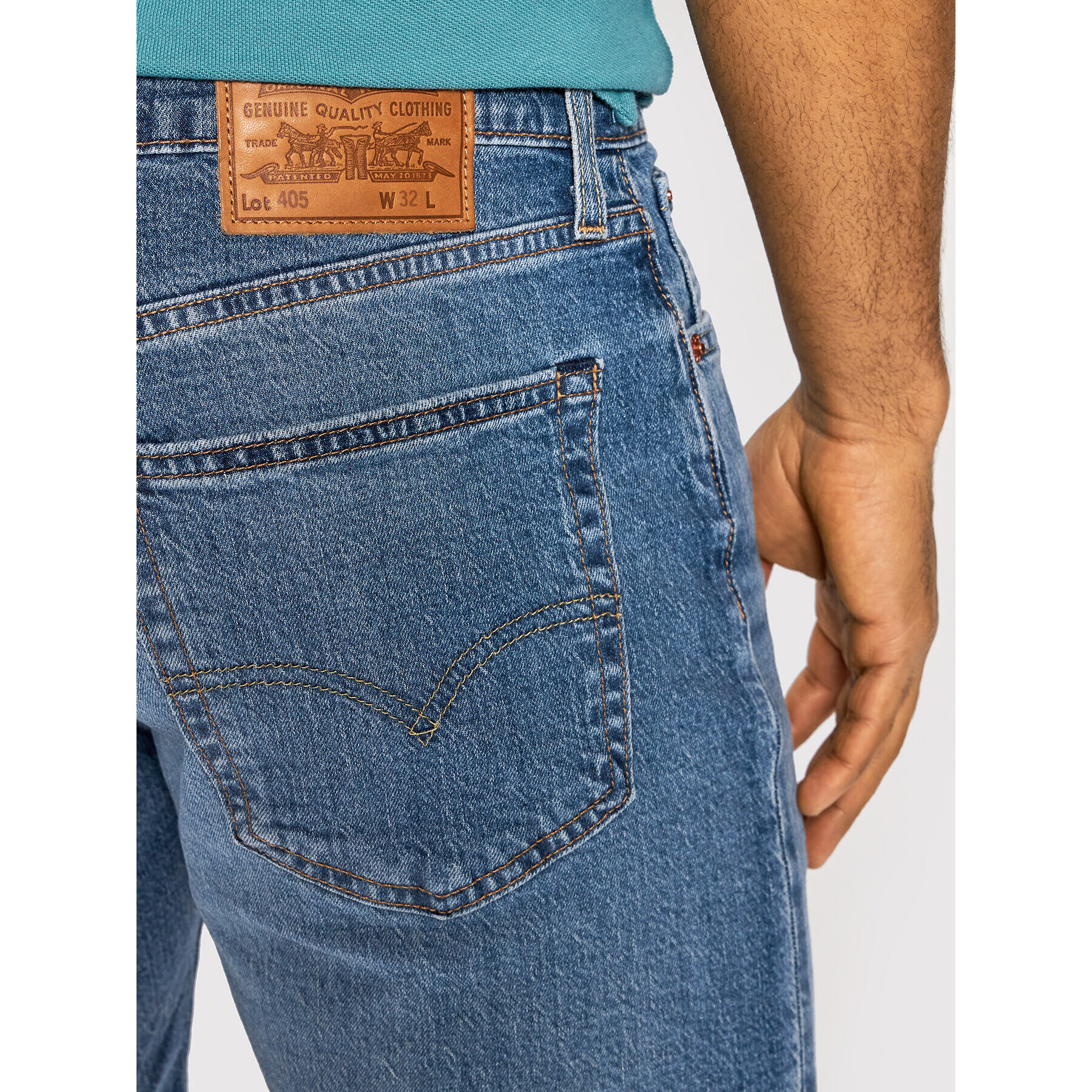 Levi's® Džínové šortky 405™ 39864-0053 Modrá Regular Fit - Pepit.cz