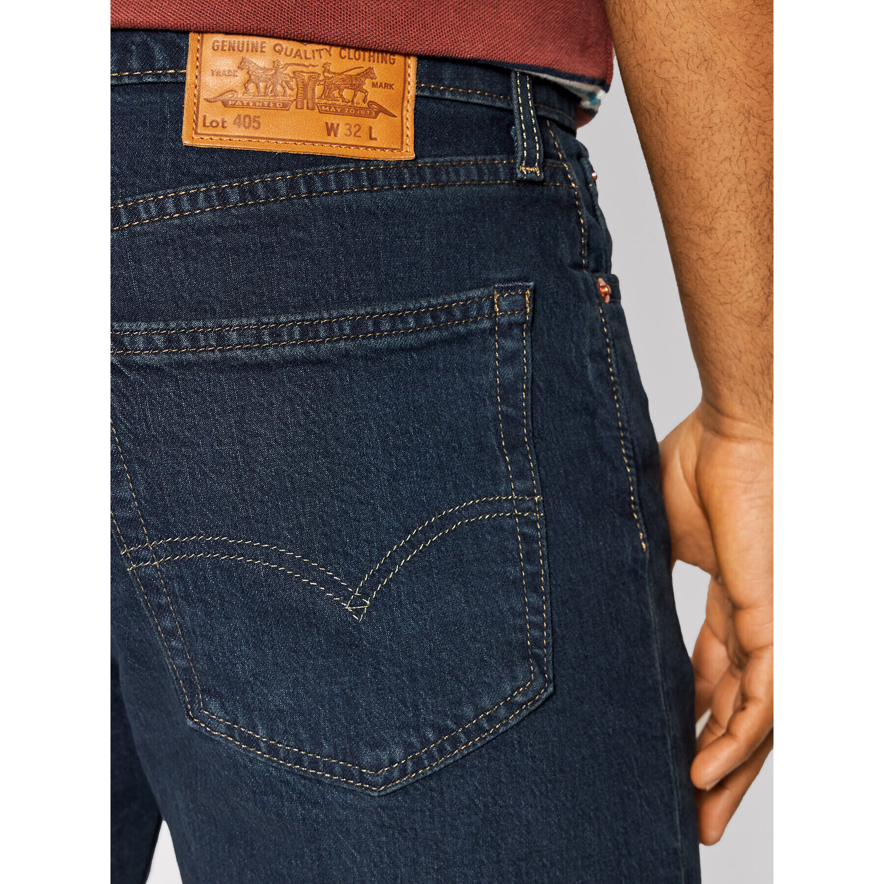 Levi's® Džínové šortky 405™ 39864-0054 Tmavomodrá Regular Fit - Pepit.cz