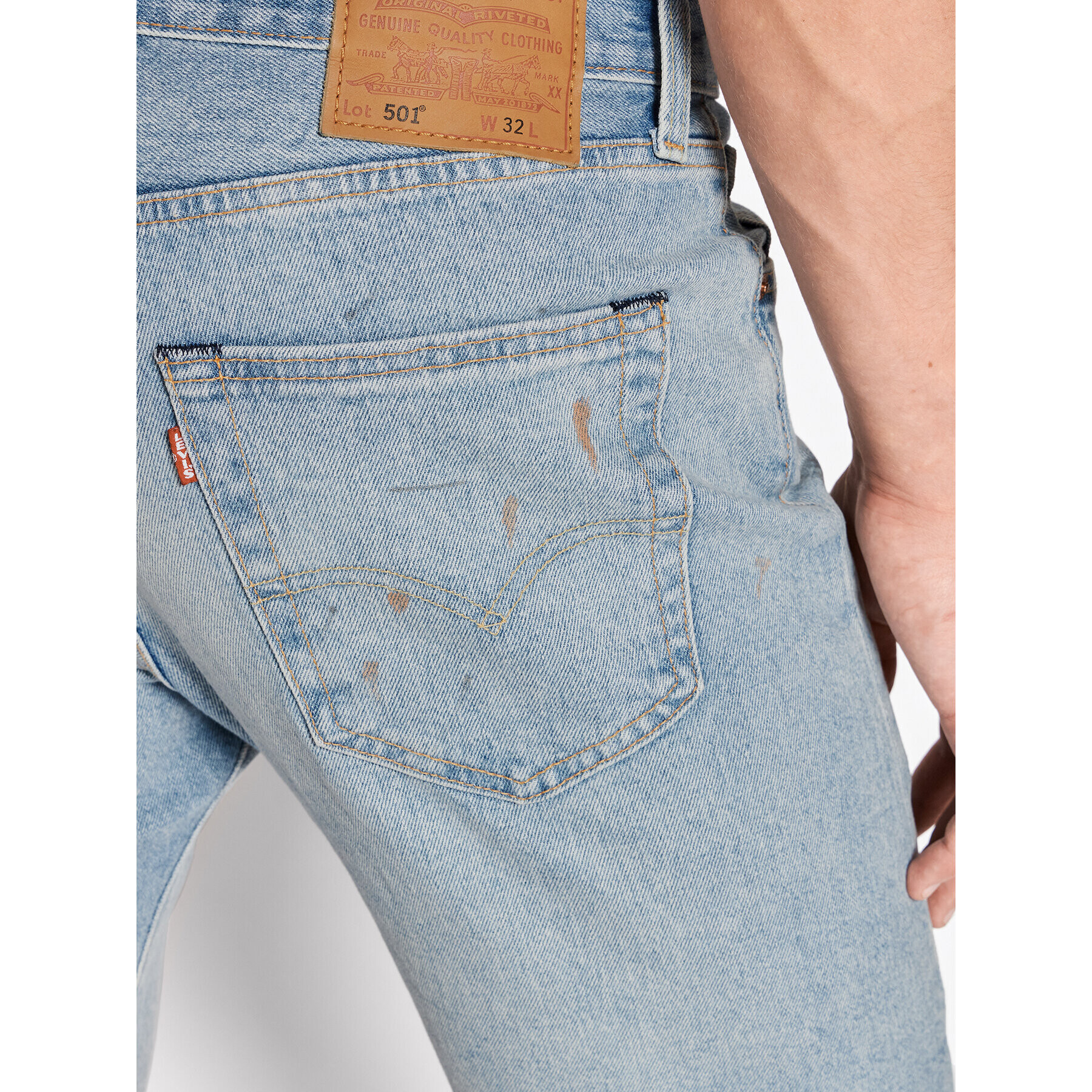 Levi's® Džínové šortky 501® Hemmed 36512-0163 Modrá Regular Fit - Pepit.cz