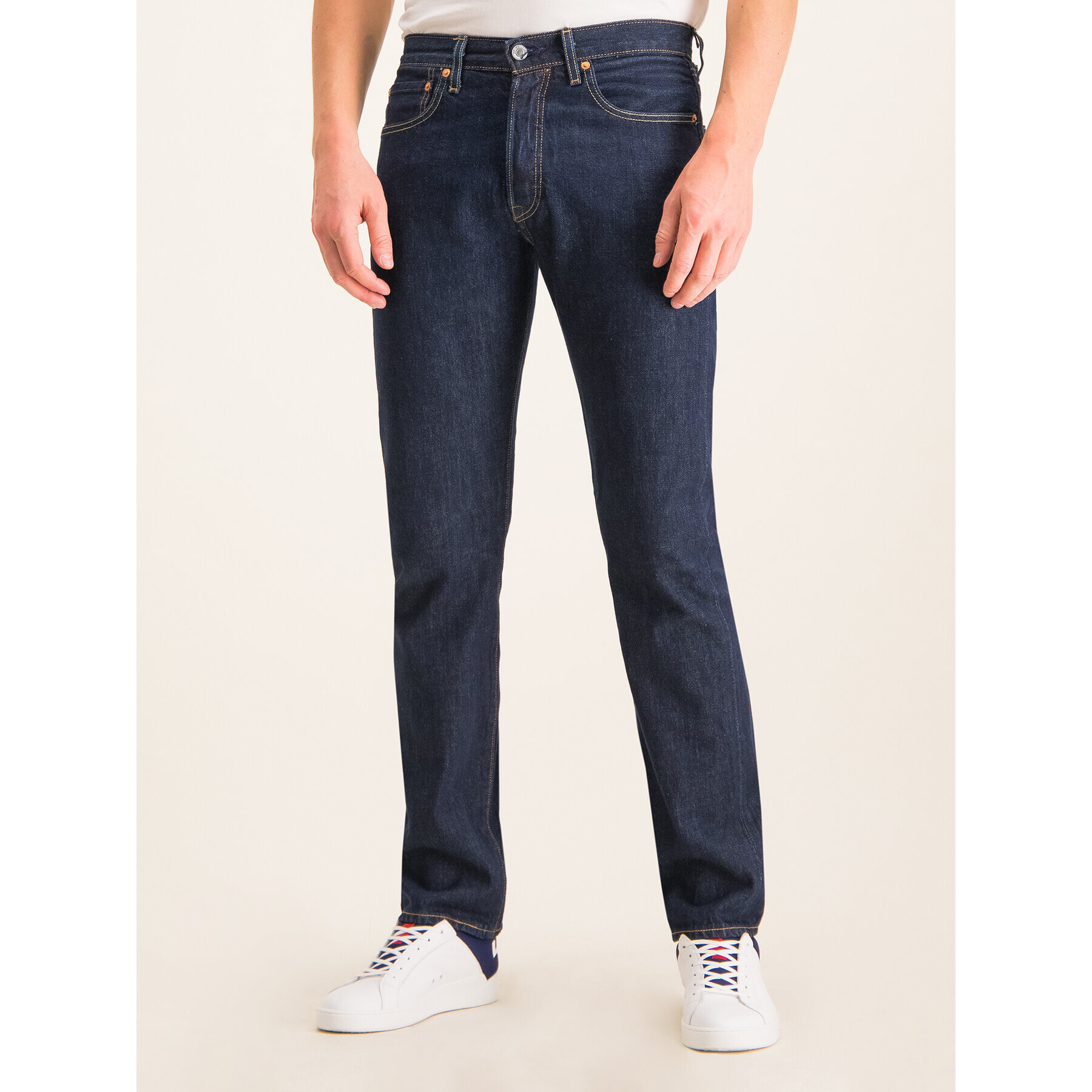 Levi's® Jeansy 501® 00501-0101 Tmavomodrá Original Fit - Pepit.cz