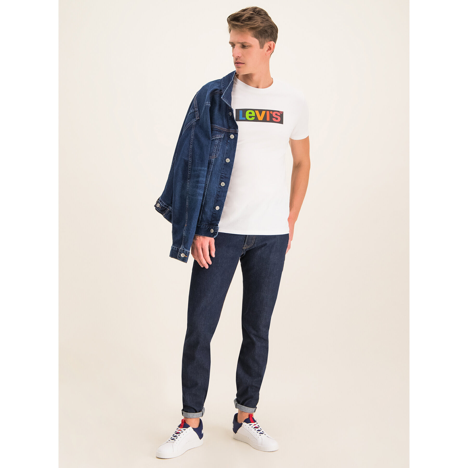 Levi's® Jeansy 501® 00501-0101 Tmavomodrá Original Fit - Pepit.cz