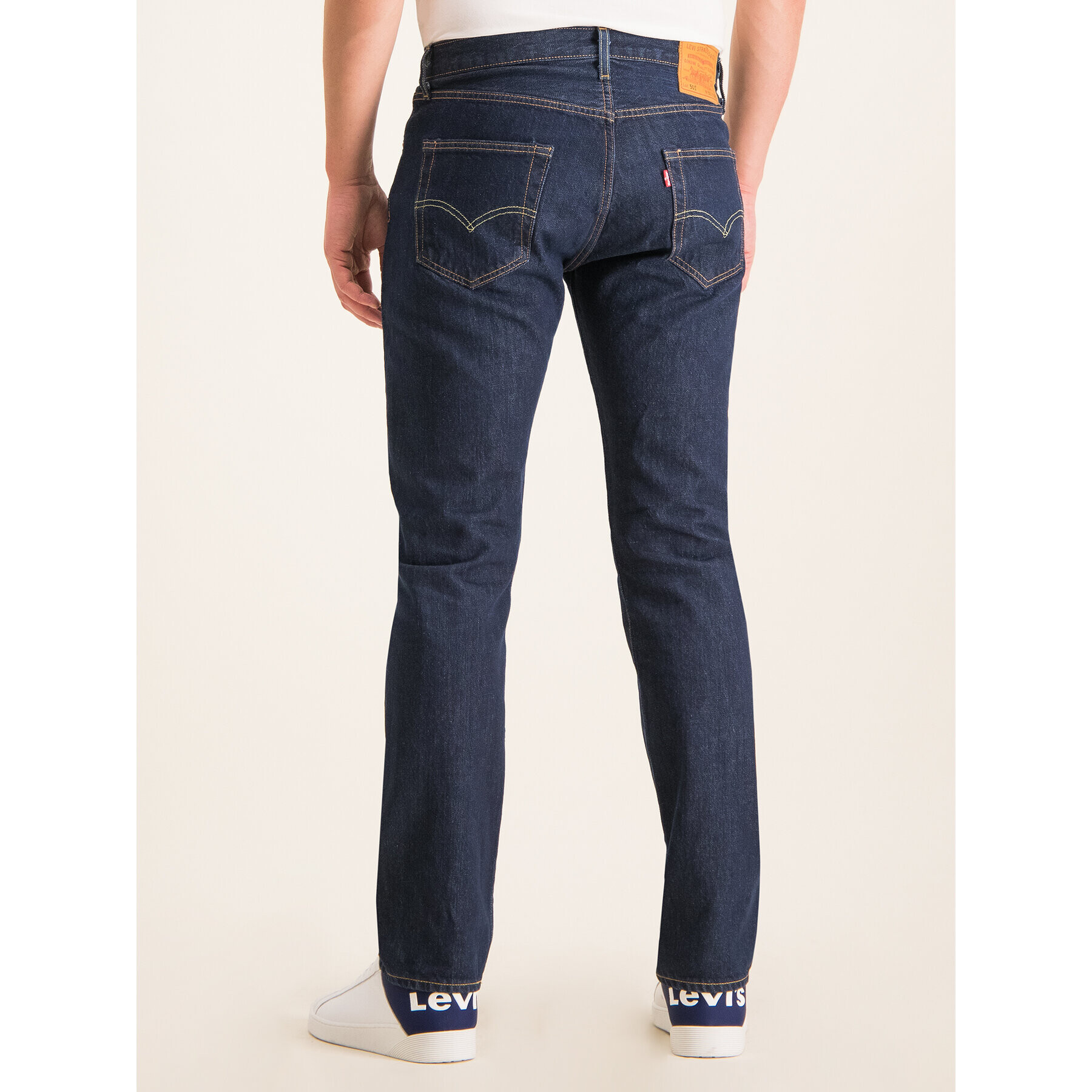 Levi's® Jeansy 501® 00501-0101 Tmavomodrá Original Fit - Pepit.cz