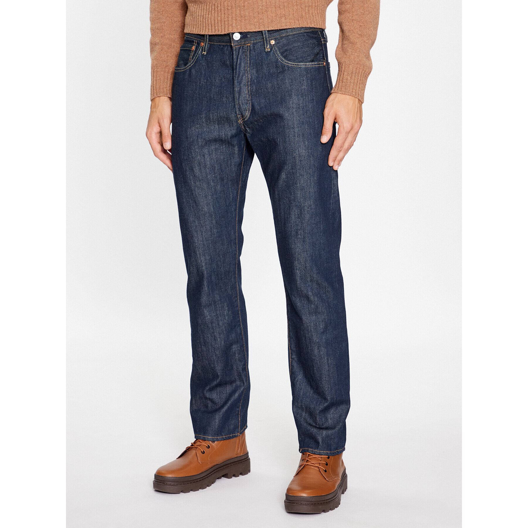 Levi's® Jeansy 501® 00501-0162 Tmavomodrá Original Fit - Pepit.cz