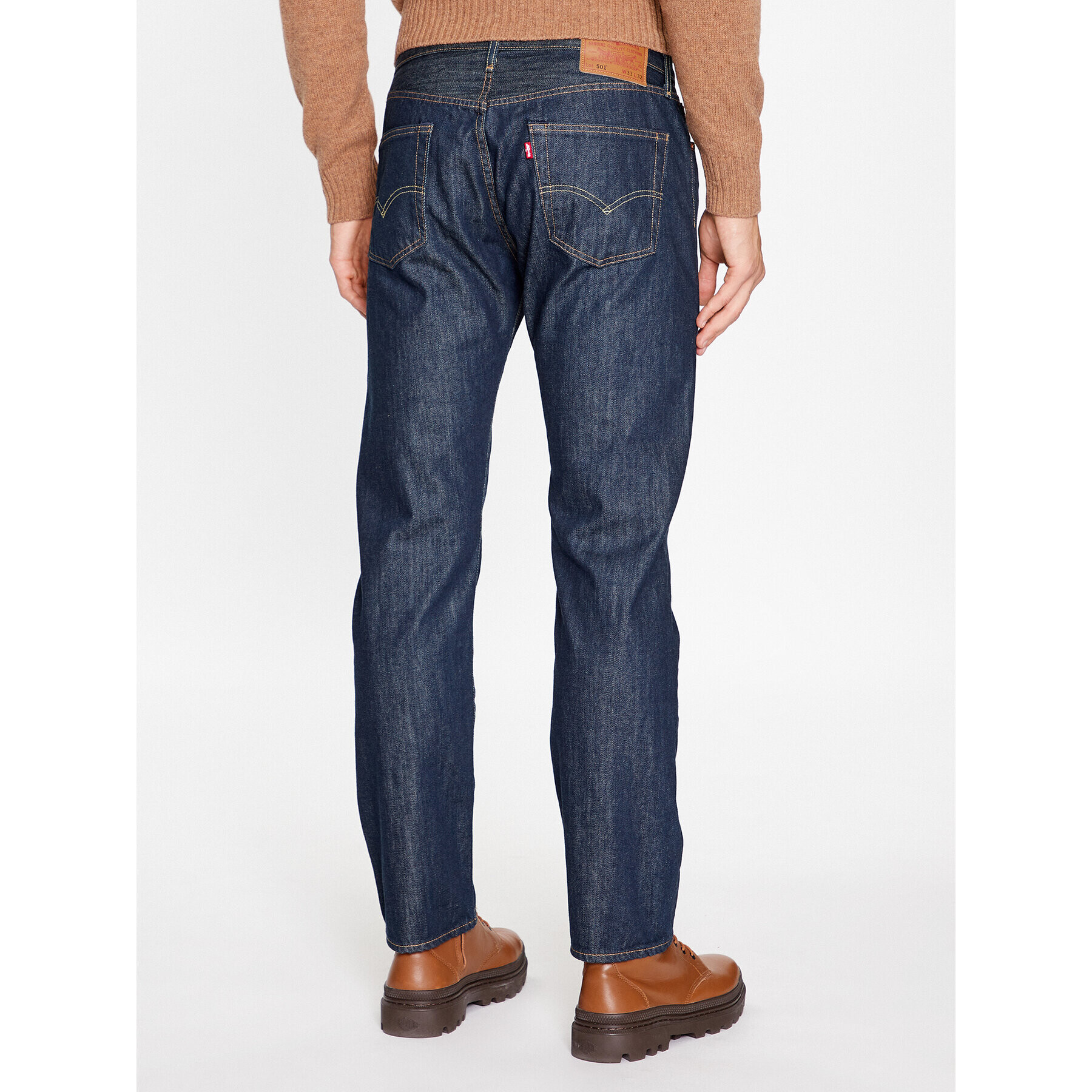 Levi's® Jeansy 501® 00501-0162 Tmavomodrá Original Fit - Pepit.cz