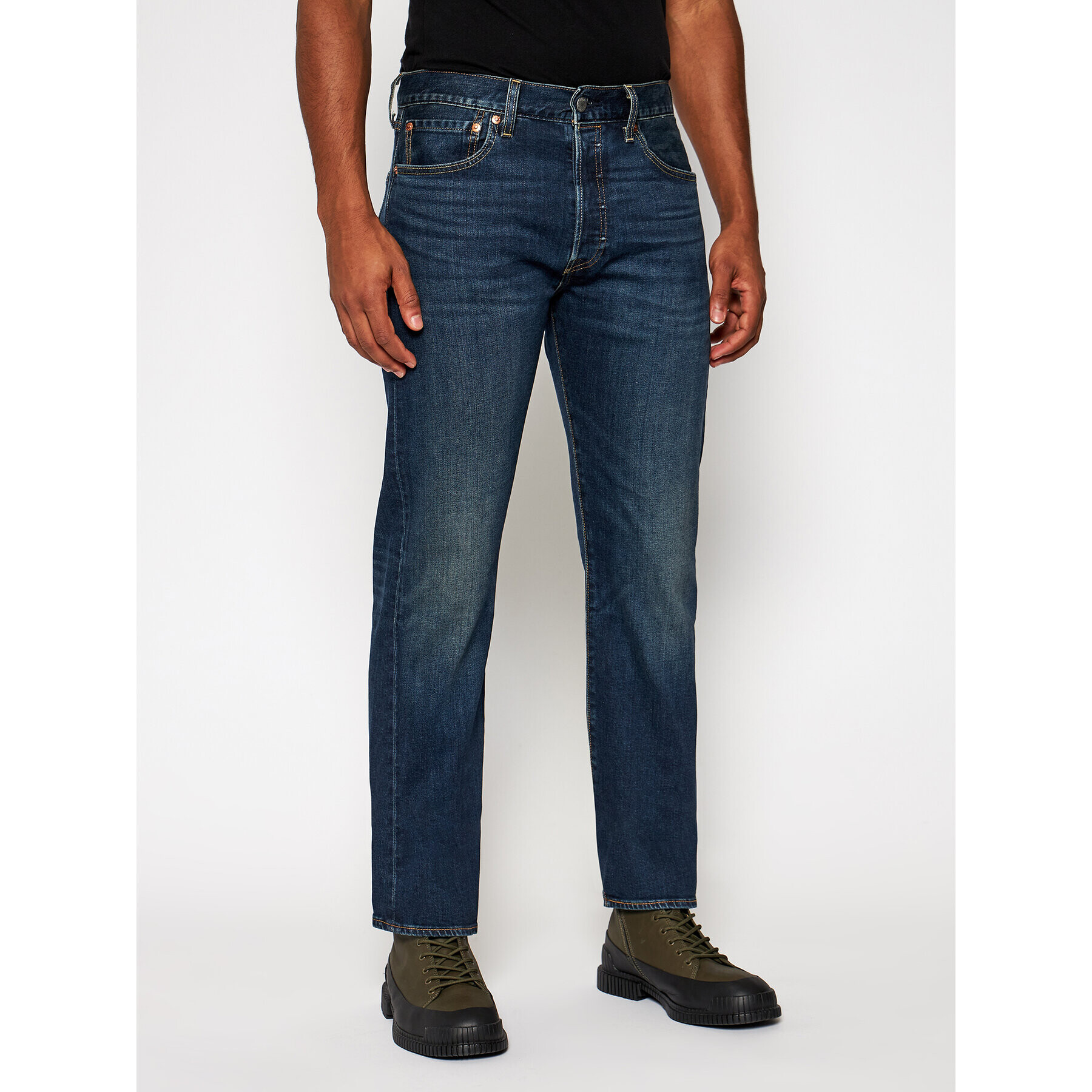 Levi's® Jeansy 501® 00501-3061 Tmavomodrá Original Fit - Pepit.cz