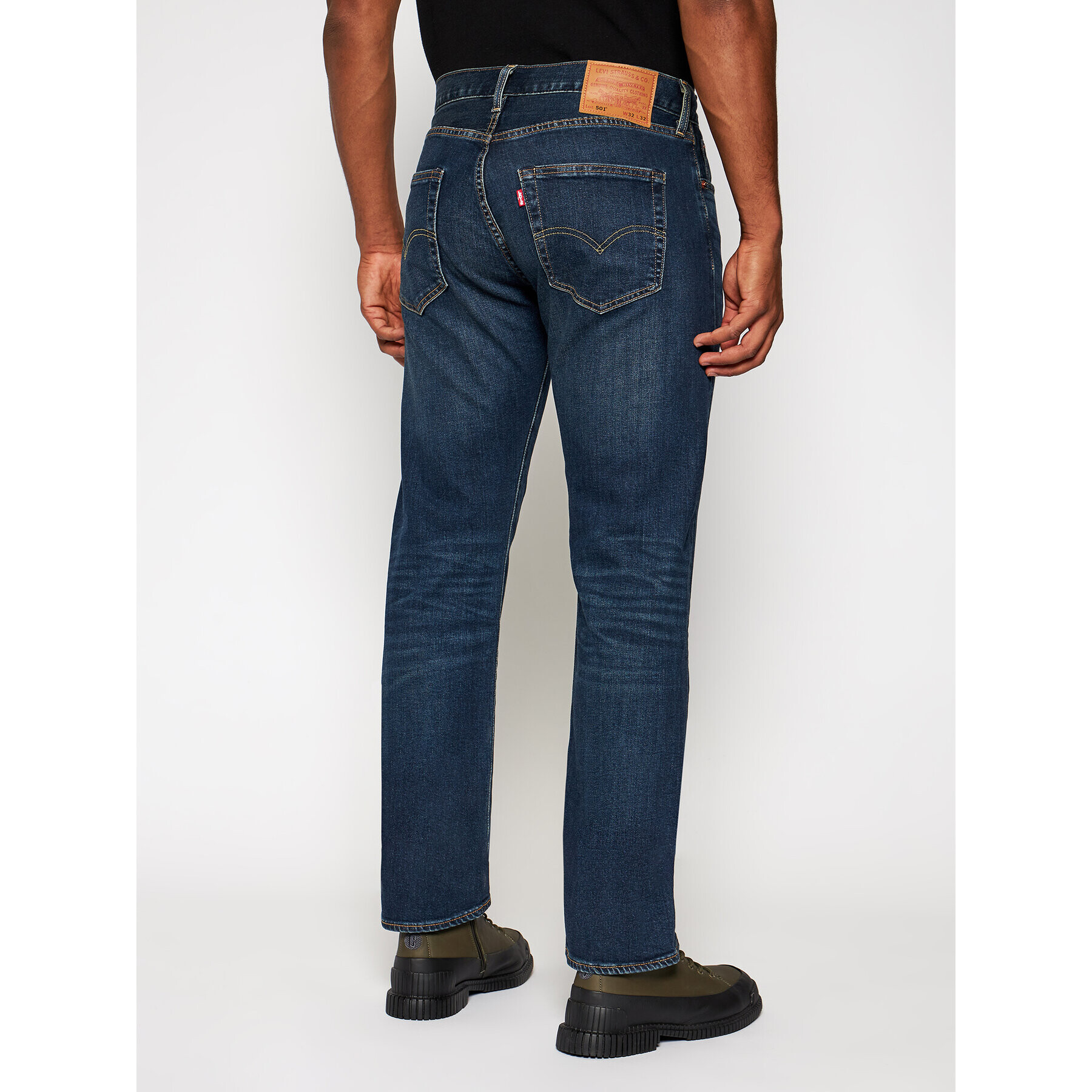 Levi's® Jeansy 501® 00501-3061 Tmavomodrá Original Fit - Pepit.cz