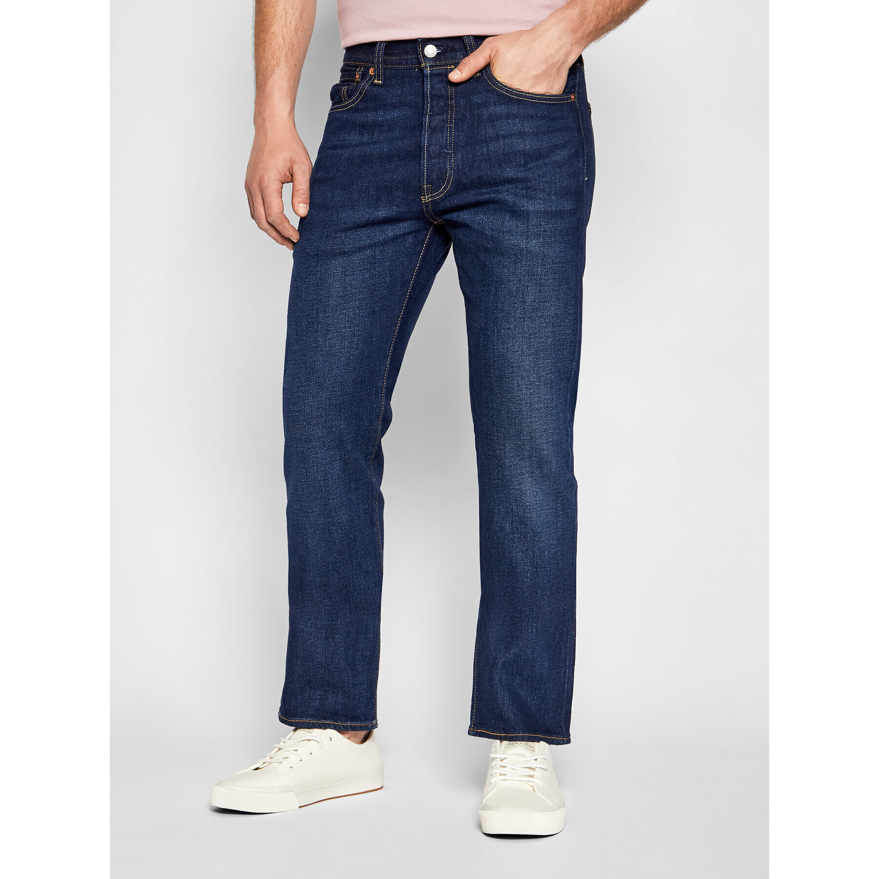 Levi's® Jeansy 501® 00501-3139 Tmavomodrá Original Fit - Pepit.cz