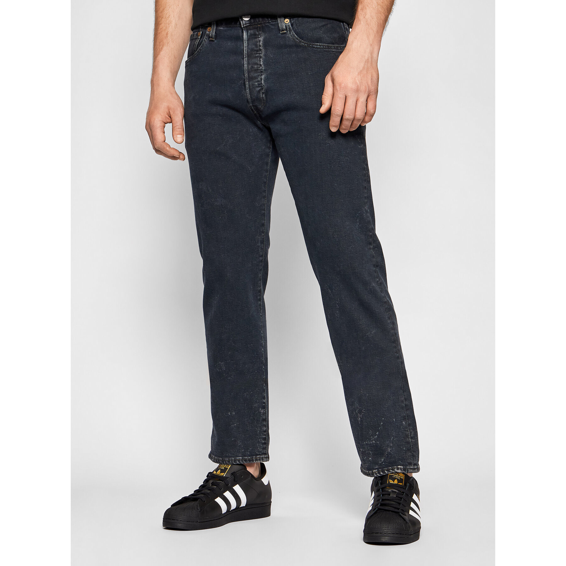 Levi's® Jeansy 501® 00501-3140 Tmavomodrá Original Fit - Pepit.cz