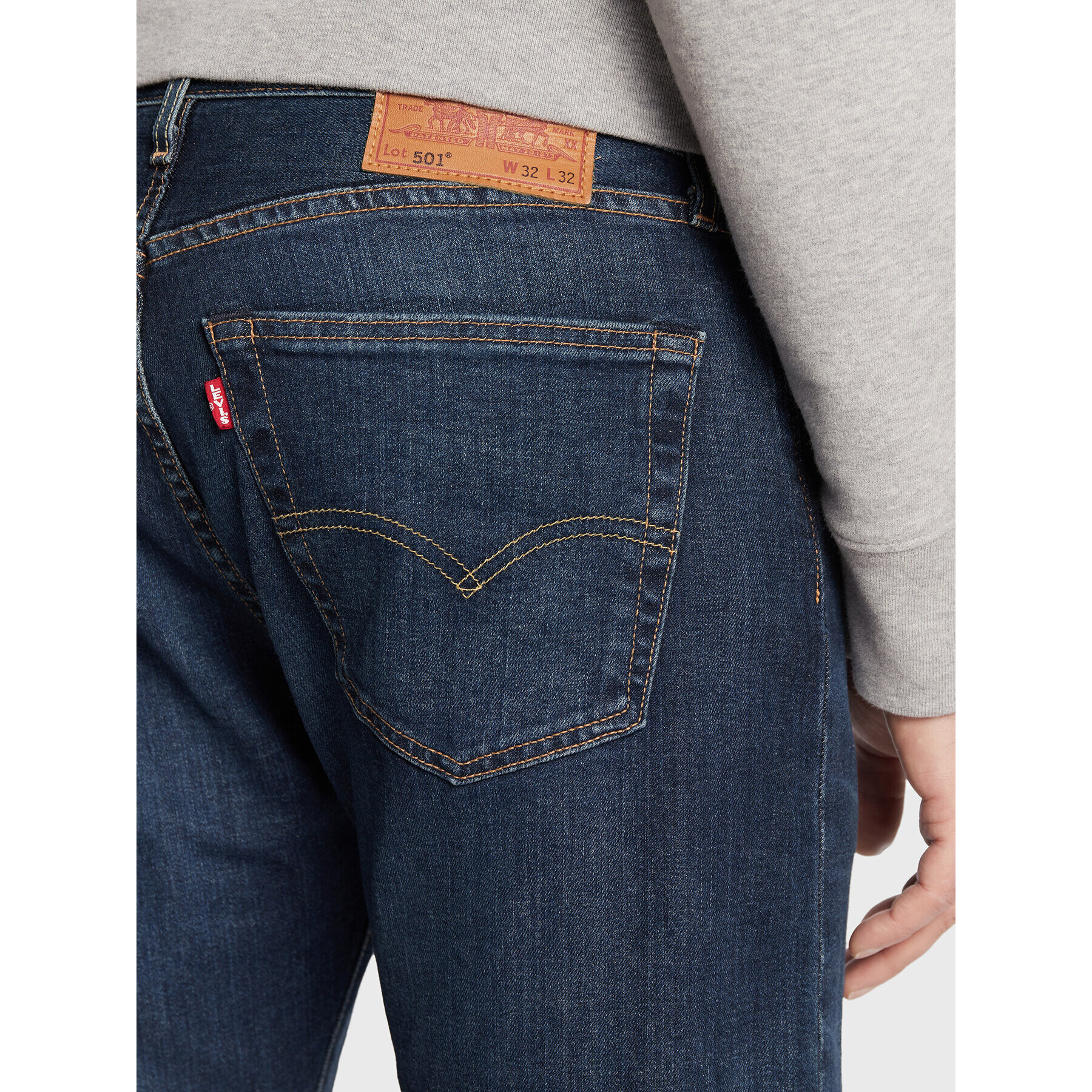 Levi's® Jeansy 501® 00501-3199 Tmavomodrá Straight Leg - Pepit.cz