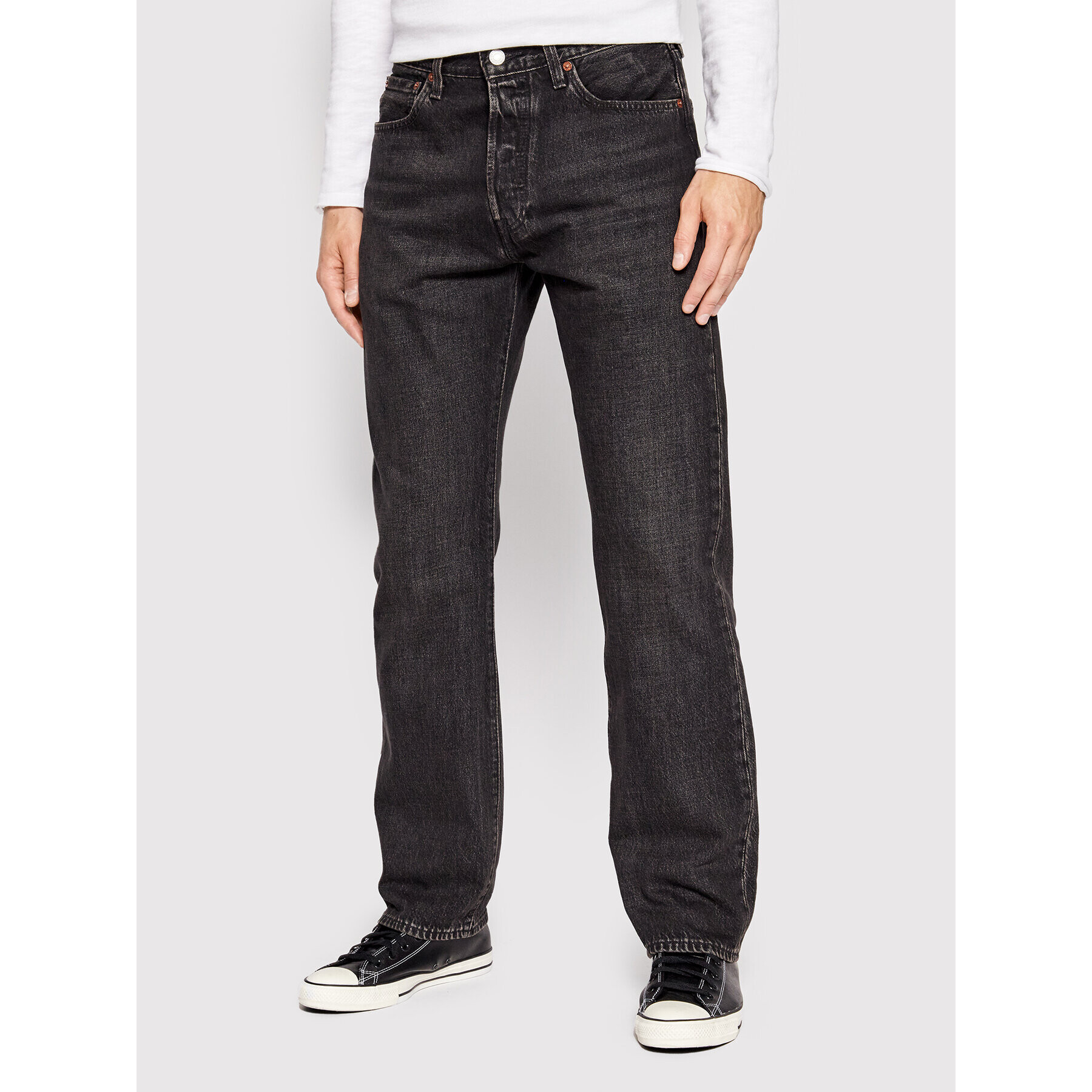 Levi's® Jeansy 501® 00501-3216 Černá Regular Fit - Pepit.cz