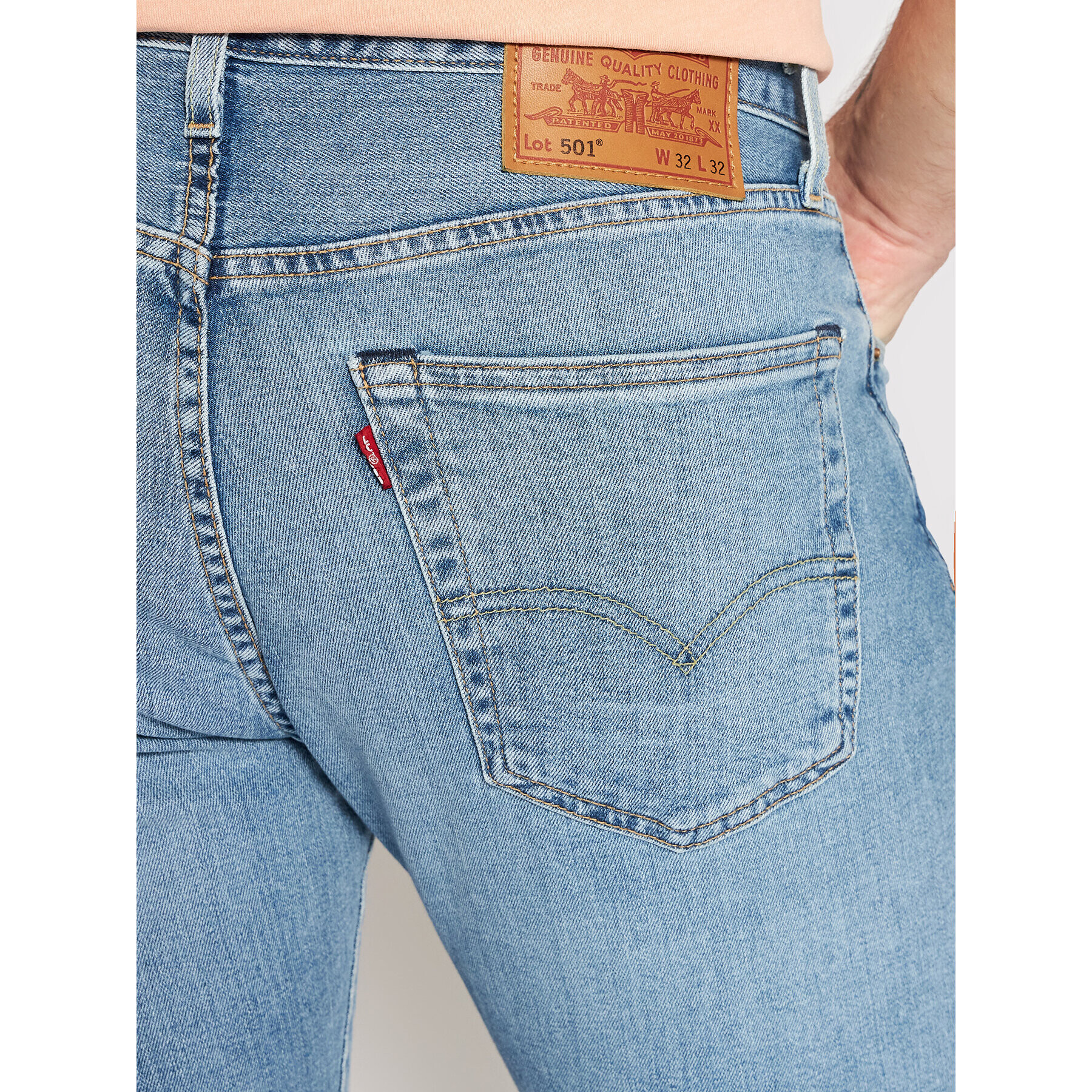 Levi's® Jeansy 501® 00501-3267 Modrá Original Fit - Pepit.cz