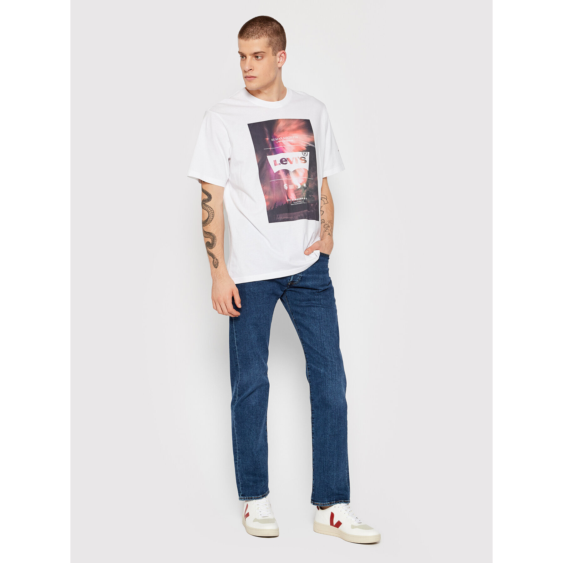 Levi's® Jeansy 501® 00501-3289 Tmavomodrá Regular Fit - Pepit.cz