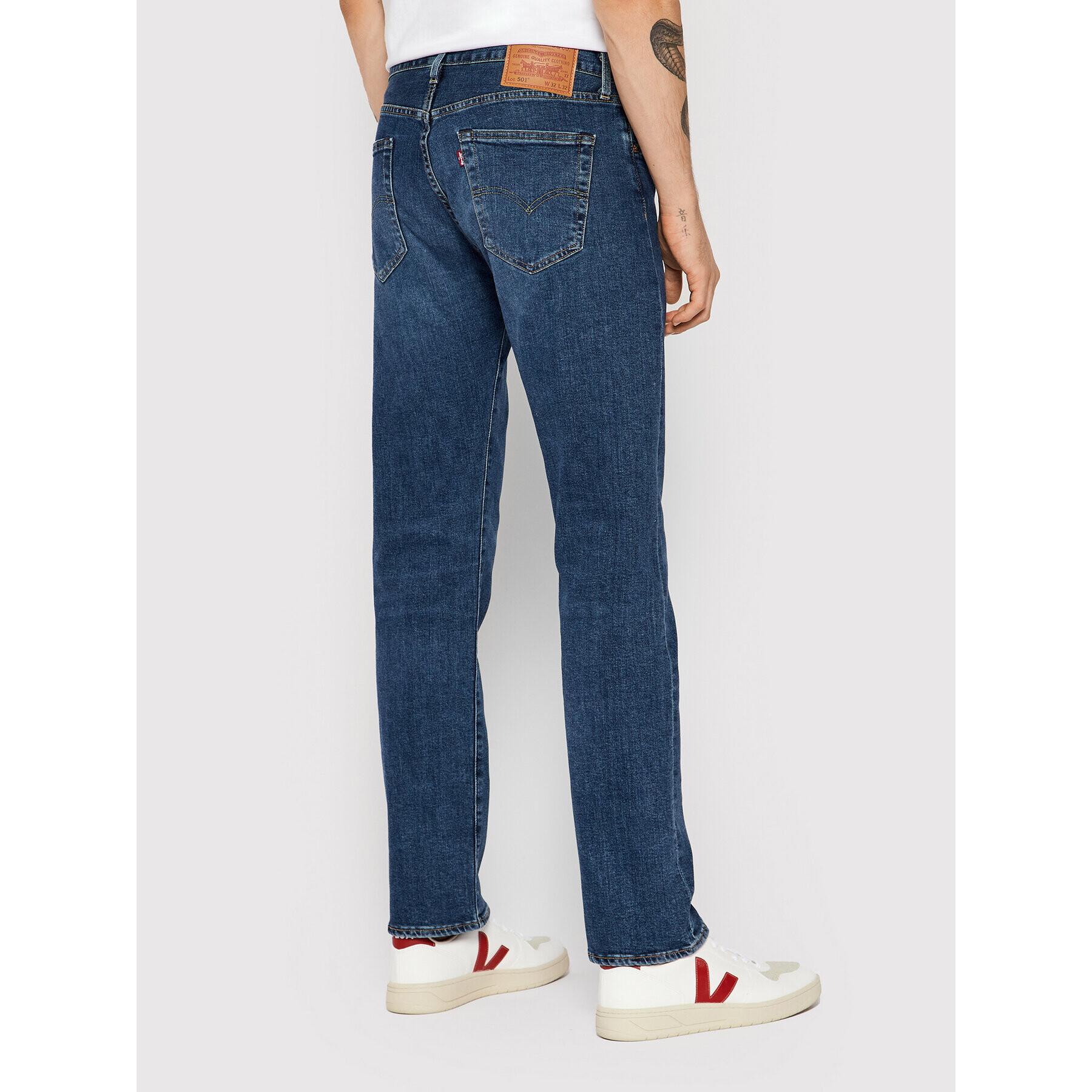 Levi's® Jeansy 501® 00501-3289 Tmavomodrá Regular Fit - Pepit.cz