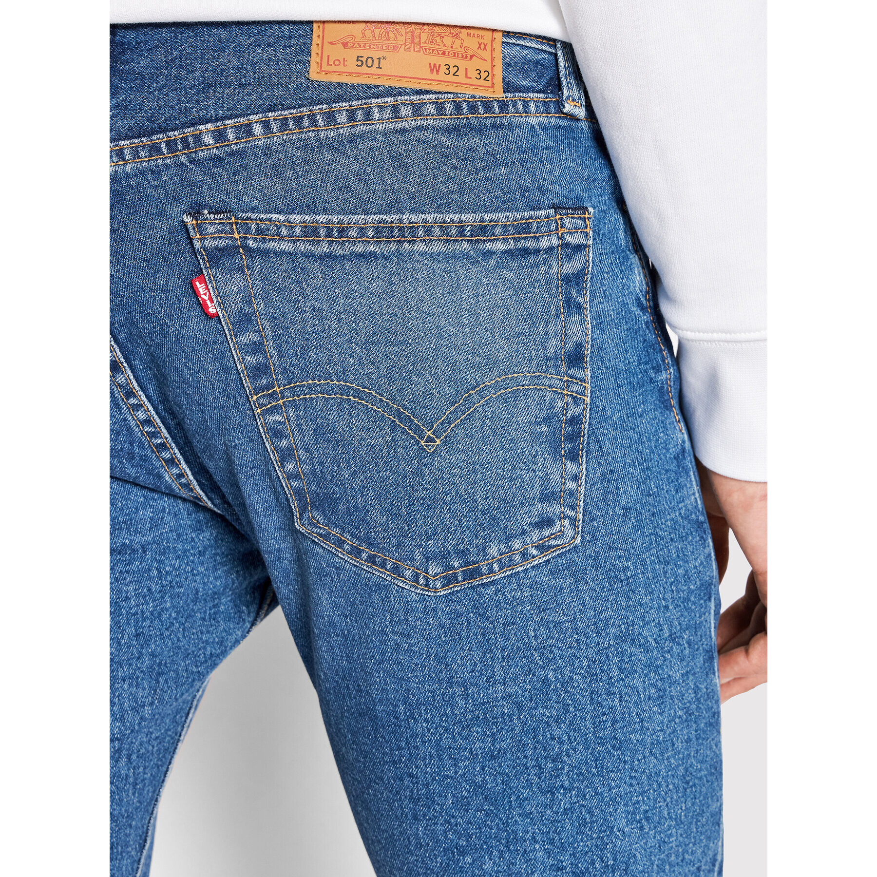 Levi's® Jeansy 501® 00501-3321 Modrá Original Fit - Pepit.cz