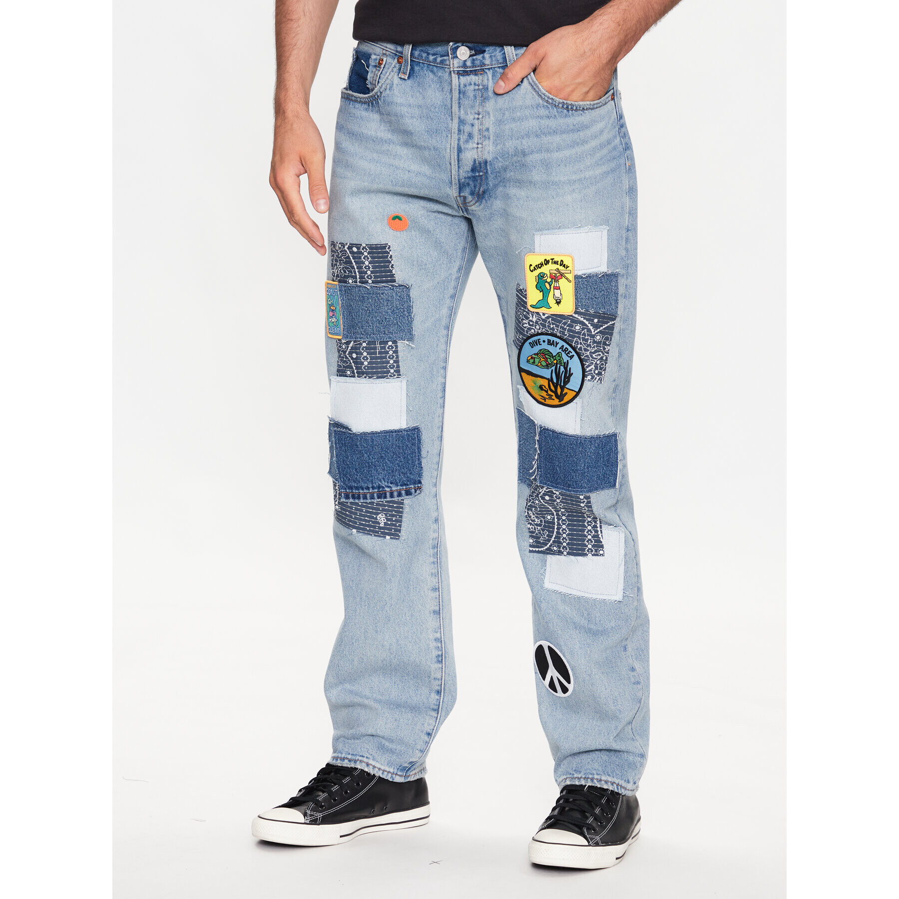 Levi's® Jeansy 501® 00501-3467 Modrá Regular Fit - Pepit.cz