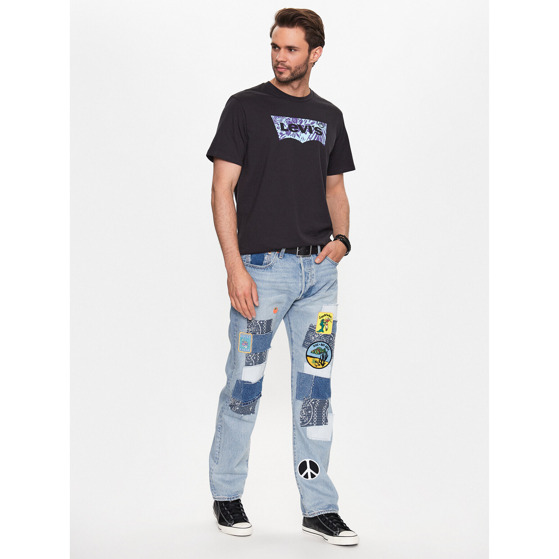 Levi's® Jeansy 501® 00501-3467 Modrá Regular Fit - Pepit.cz