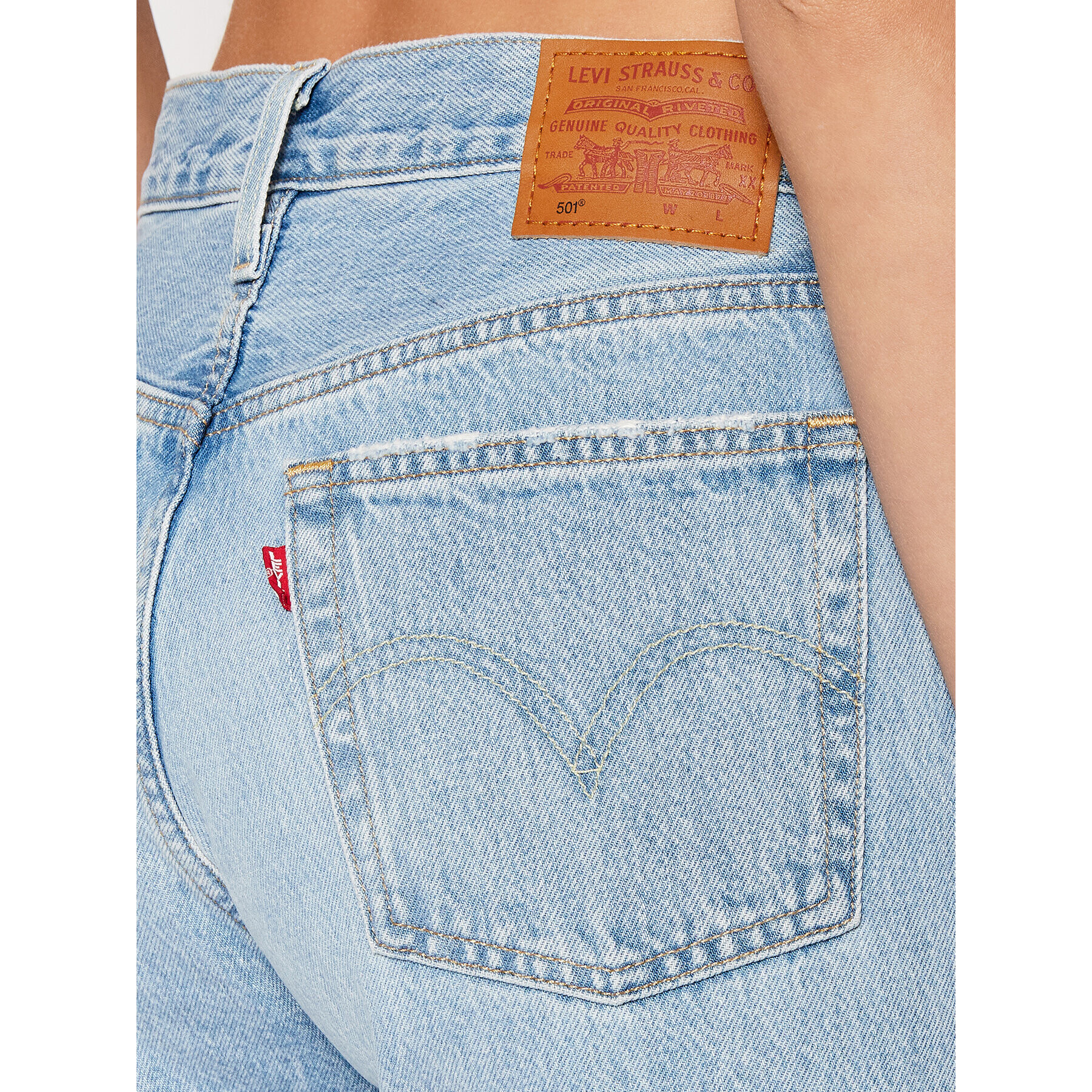 Levi's® Jeansy 501® 12501-0373 Modrá Regular Fit - Pepit.cz