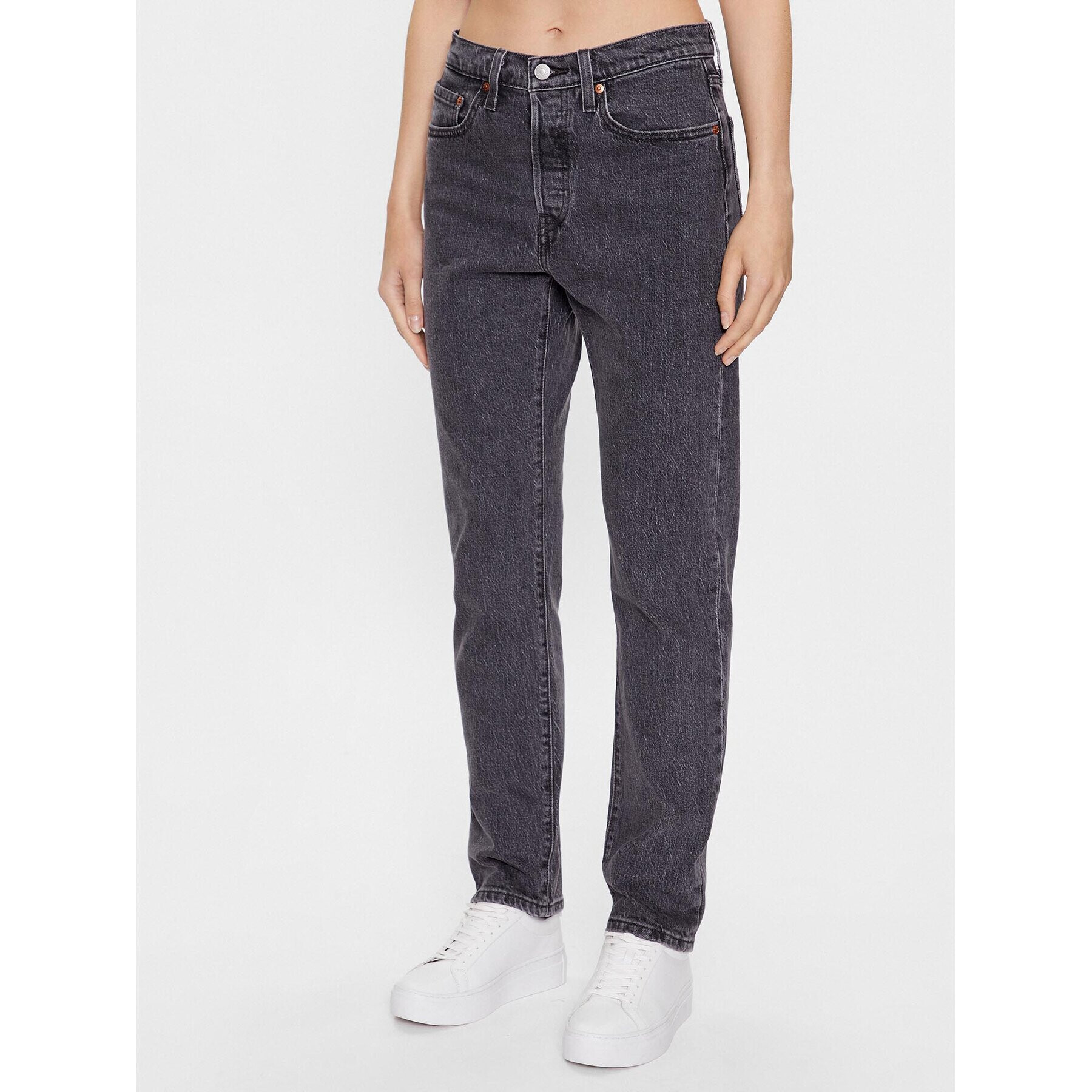 Levi's® Jeansy 501® 36200-0111 Šedá Cropped Fit - Pepit.cz