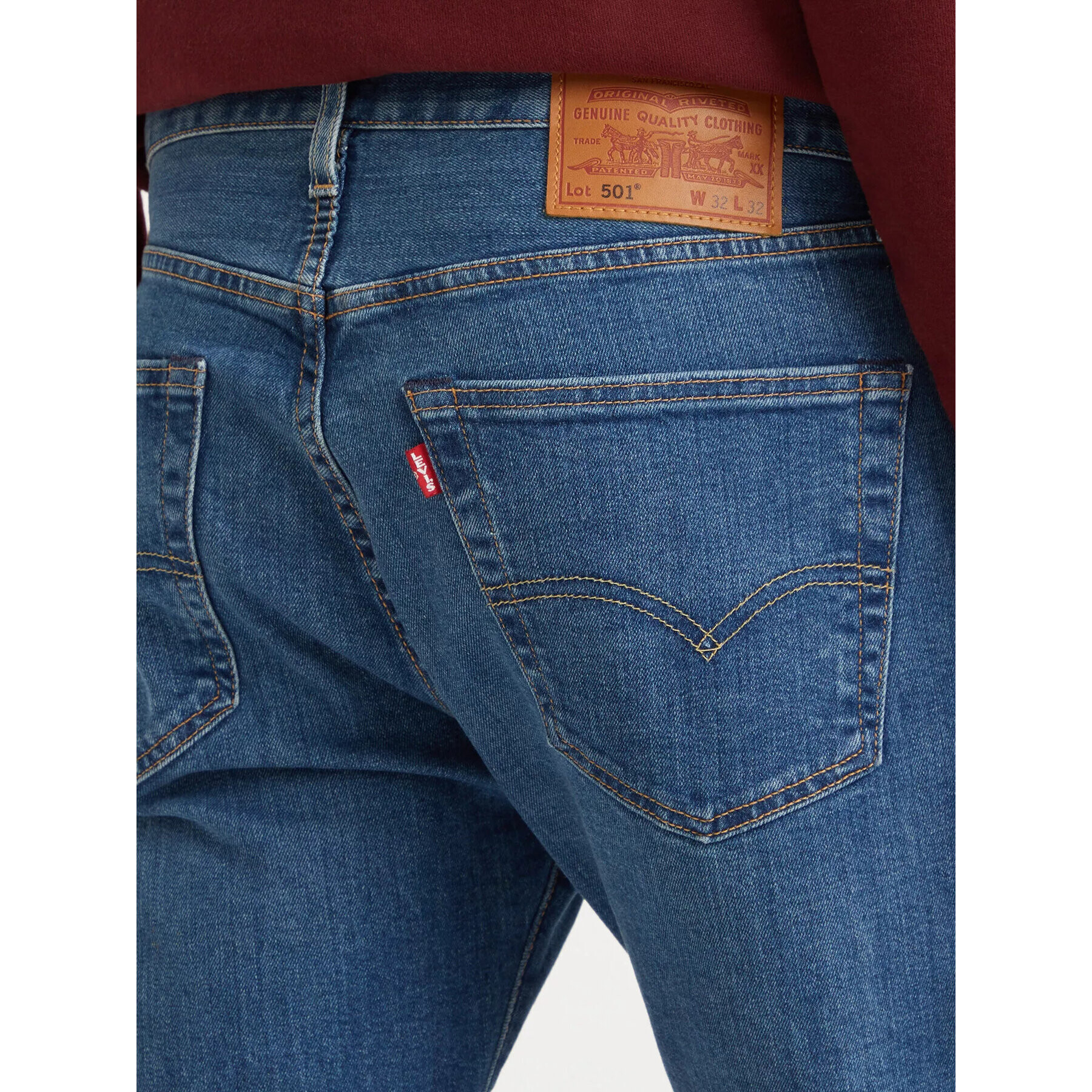 Levi's® Jeansy 501® 5013339 Modrá Straight Fit - Pepit.cz