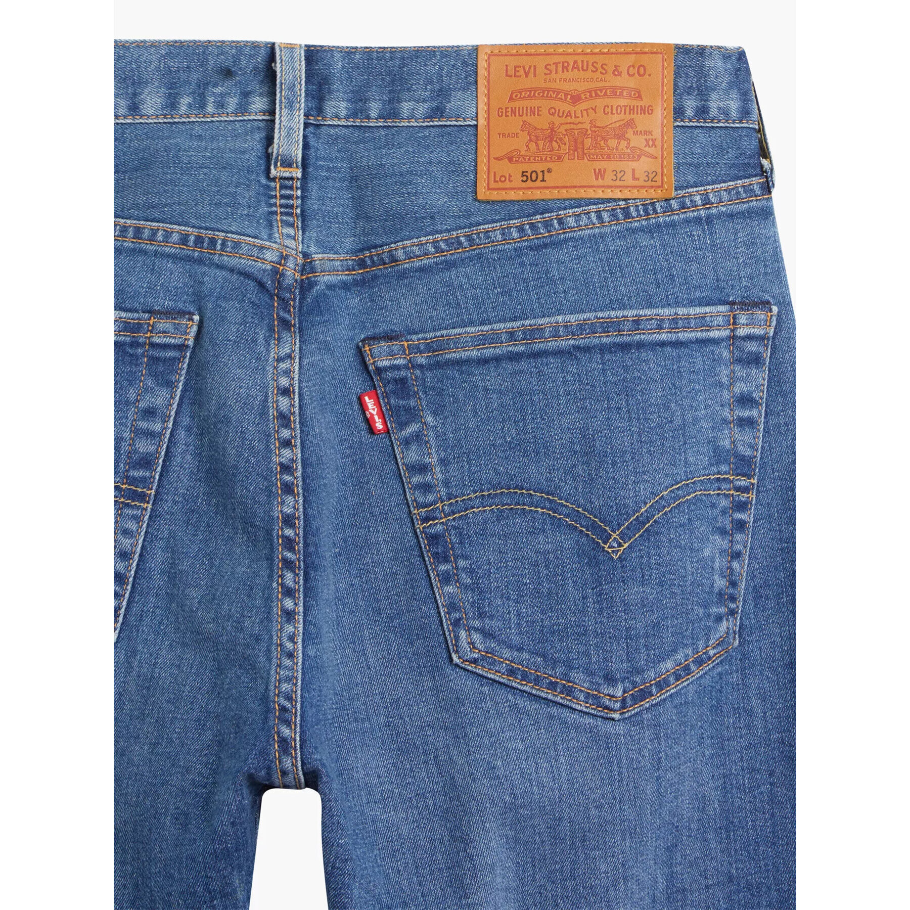 Levi's® Jeansy 501® 5013339 Modrá Straight Fit - Pepit.cz