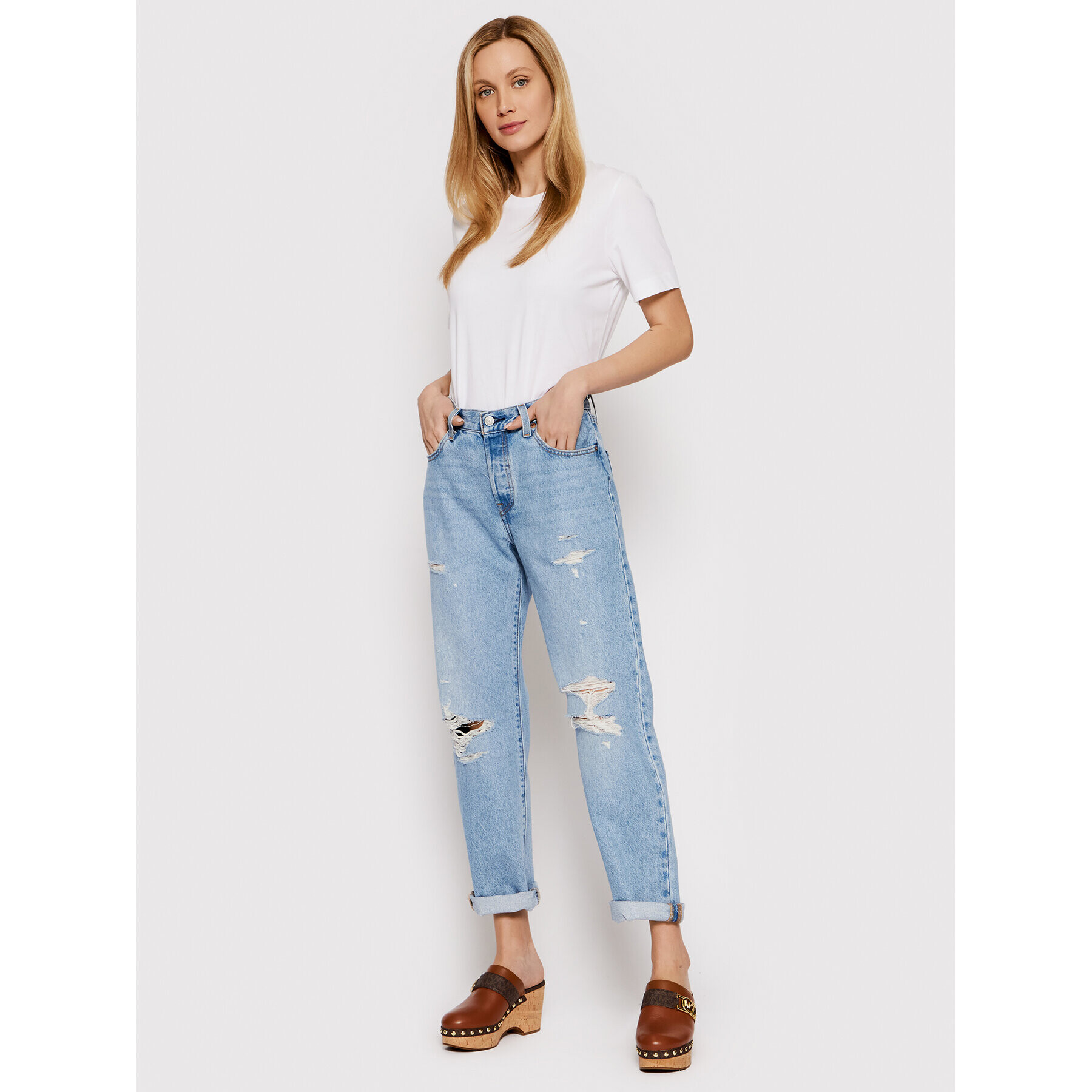 Levi's® Jeansy 501® 90’S A1959-0004 Modrá Straight Leg - Pepit.cz