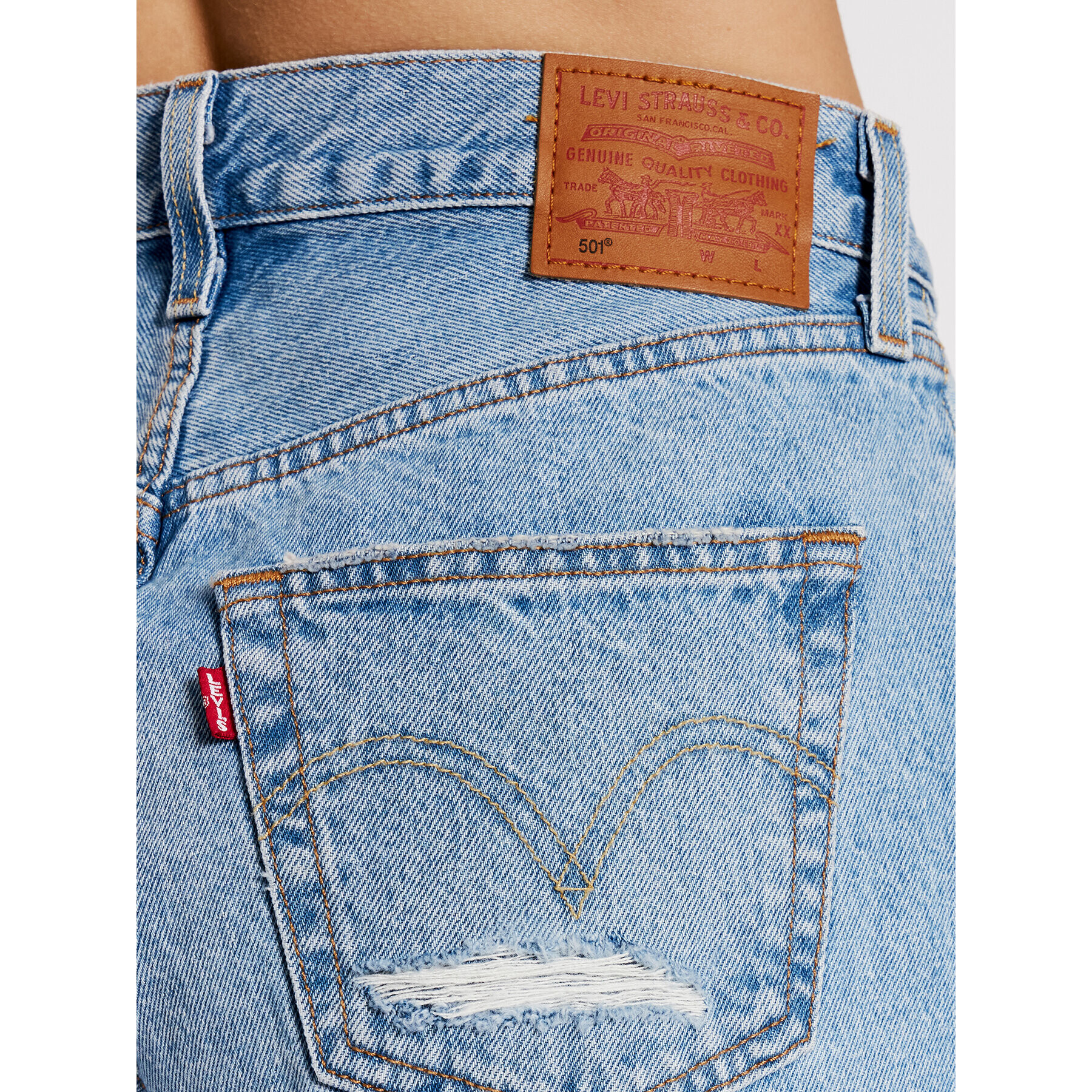 Levi's® Jeansy 501® 90’S A1959-0004 Modrá Straight Leg - Pepit.cz