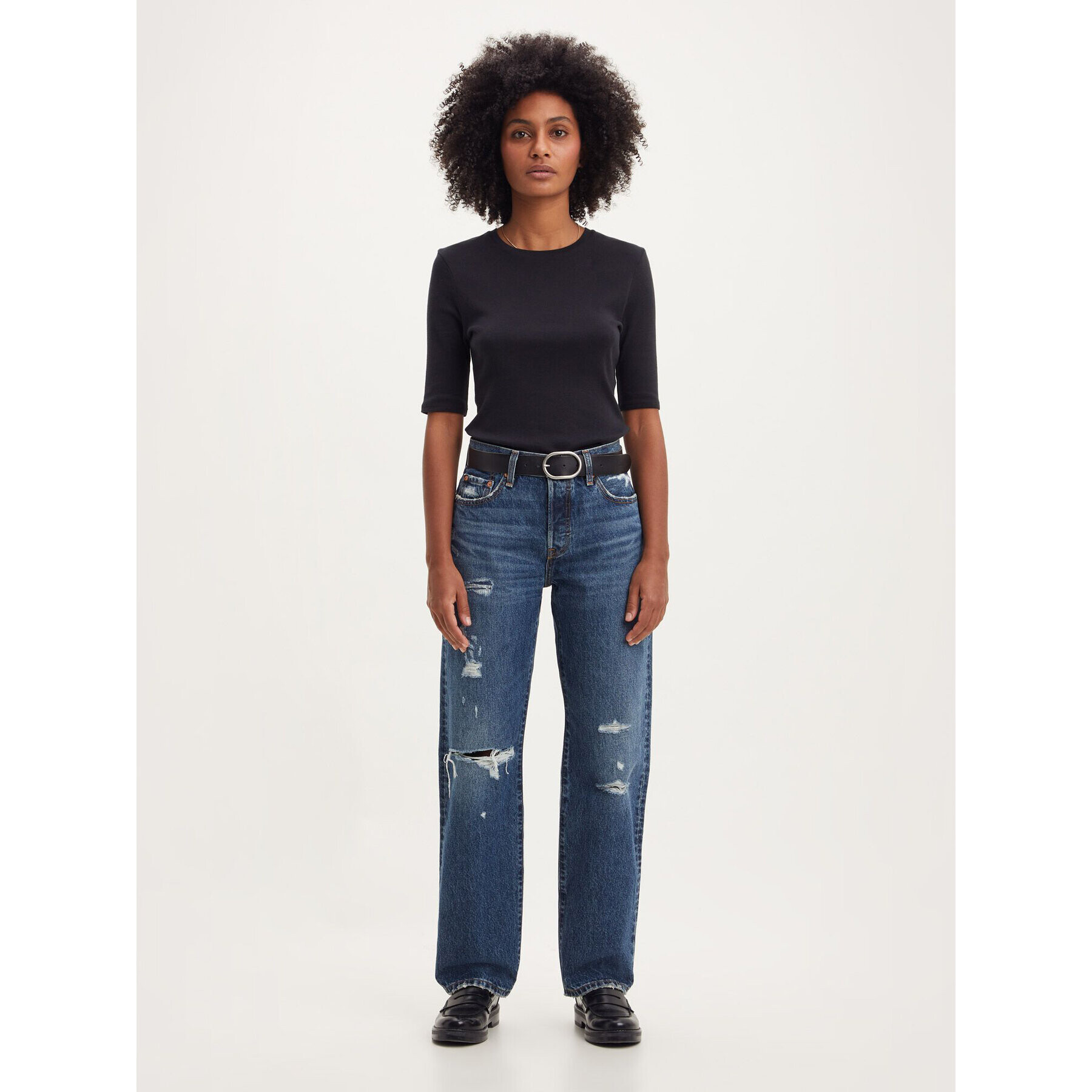 Levi's® Jeansy 501® A1959-0010 Tmavomodrá Straight Leg - Pepit.cz