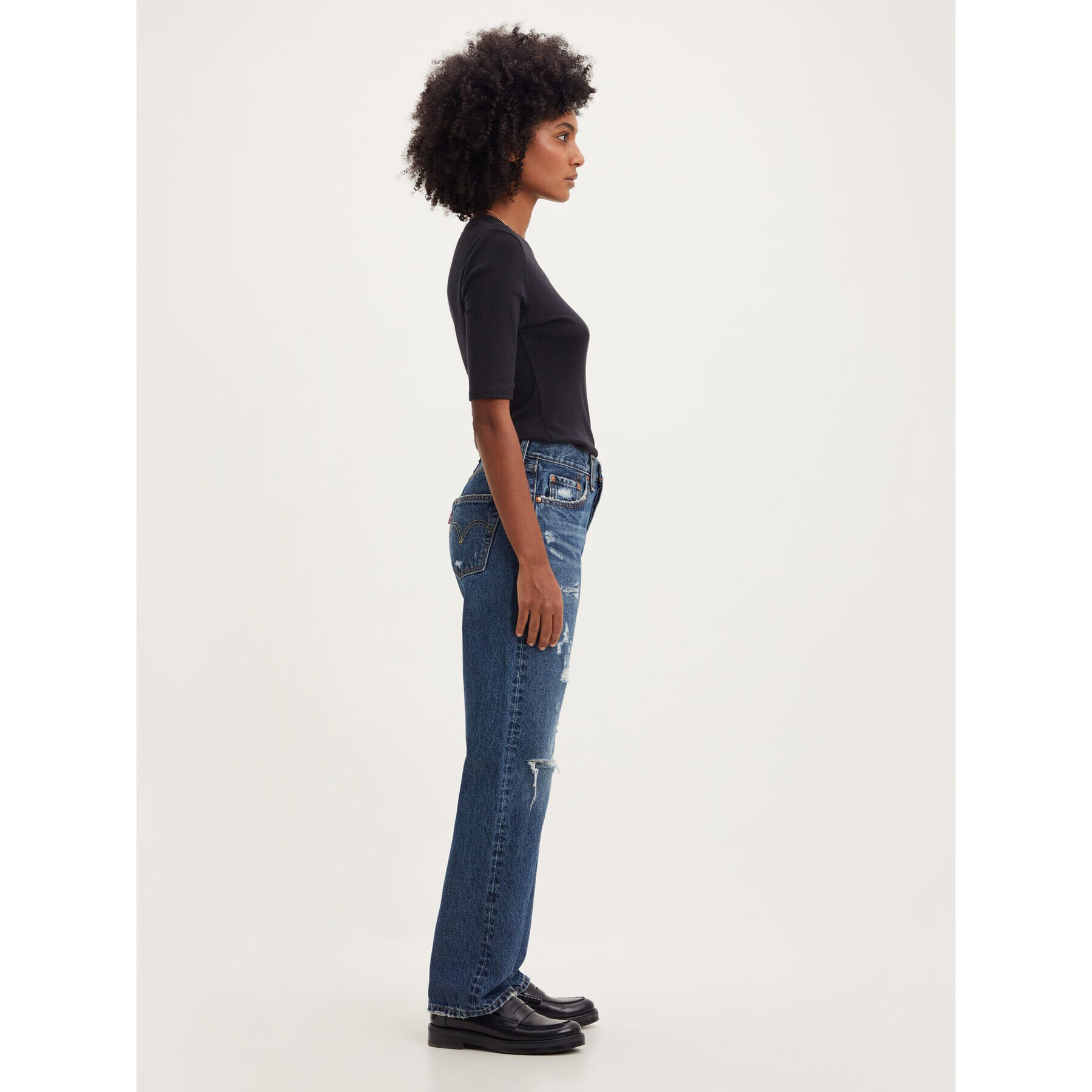 Levi's® Jeansy 501® A1959-0010 Tmavomodrá Straight Leg - Pepit.cz